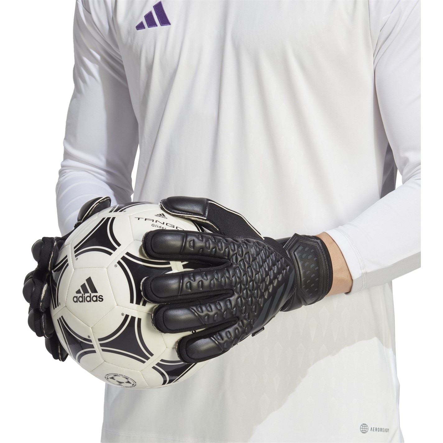 adidas Predator Match Fingersave Goalkeeper Gloves Adults