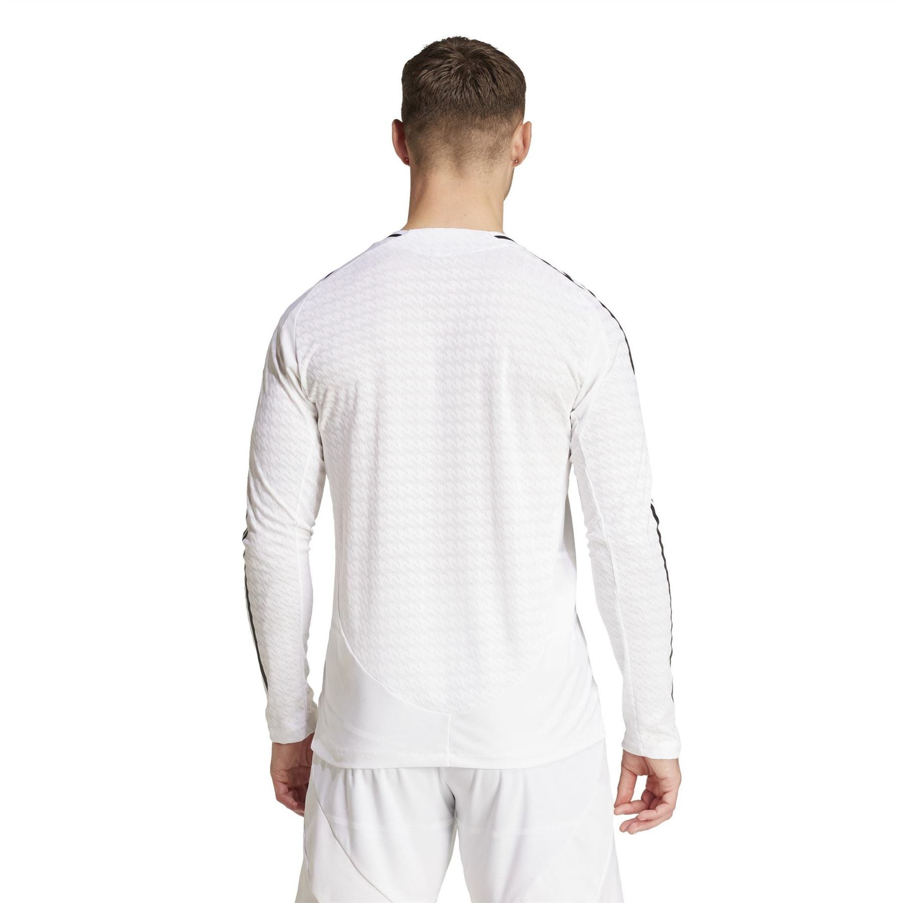 adidas Real Madrid Authentic Long Sleeve Home Shirt 24 25