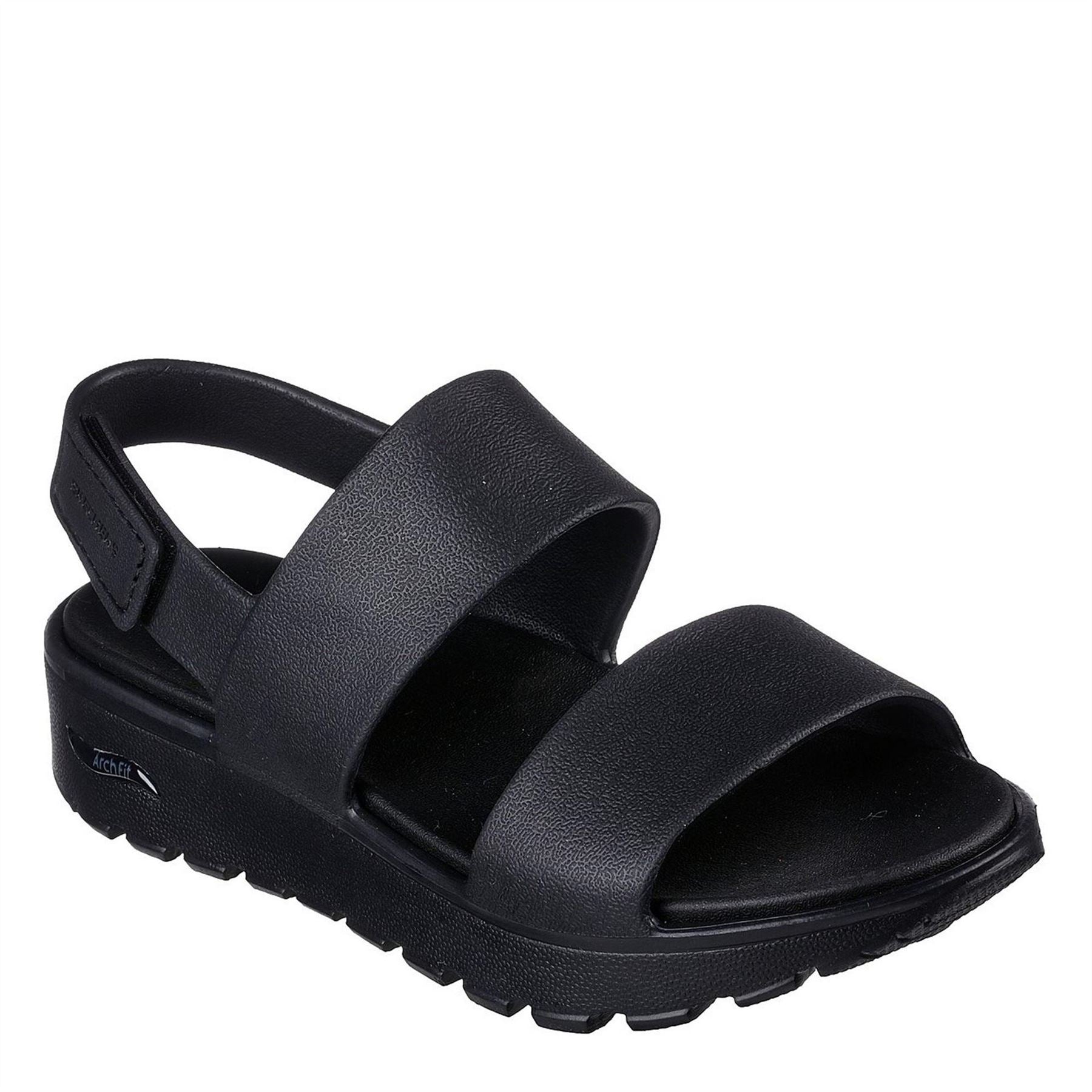 Skechers Womens Arch Fit Footsteps Heeled Sandals