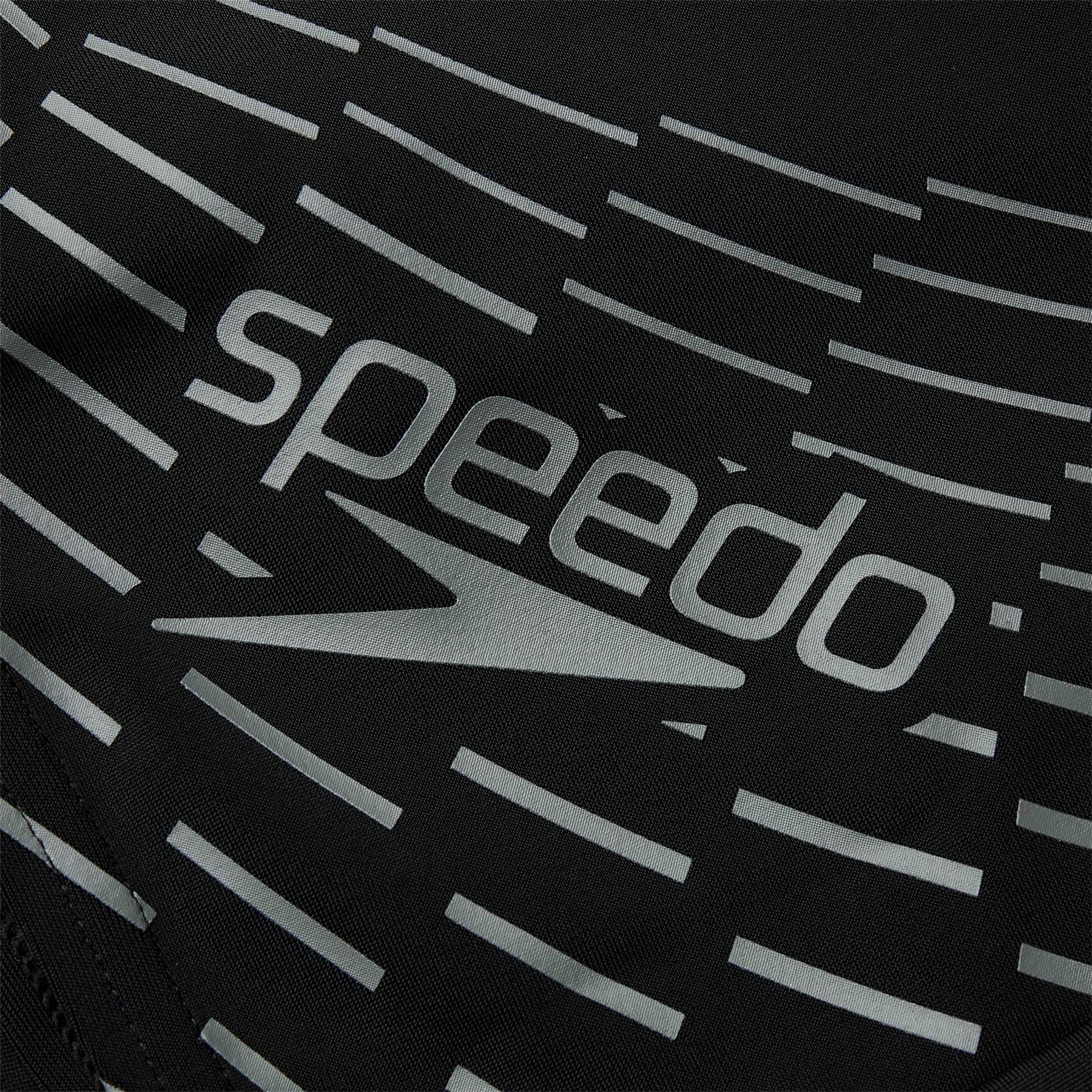 Speedo Medley Stripe Patterned Aqua Short