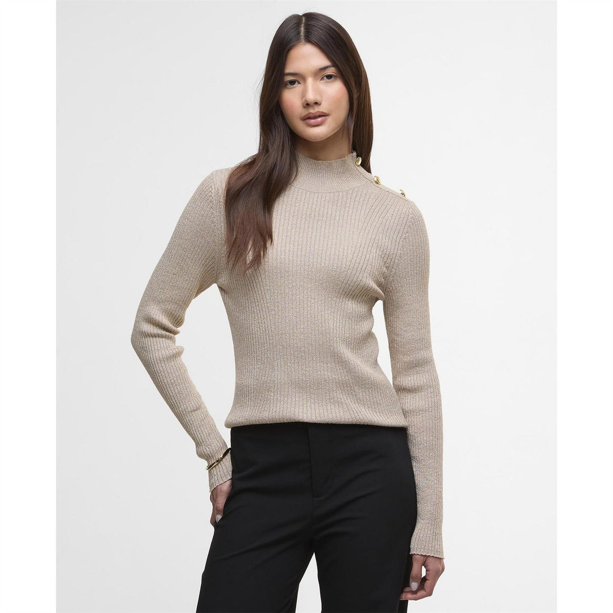 Barbour International Ribbed Jumper