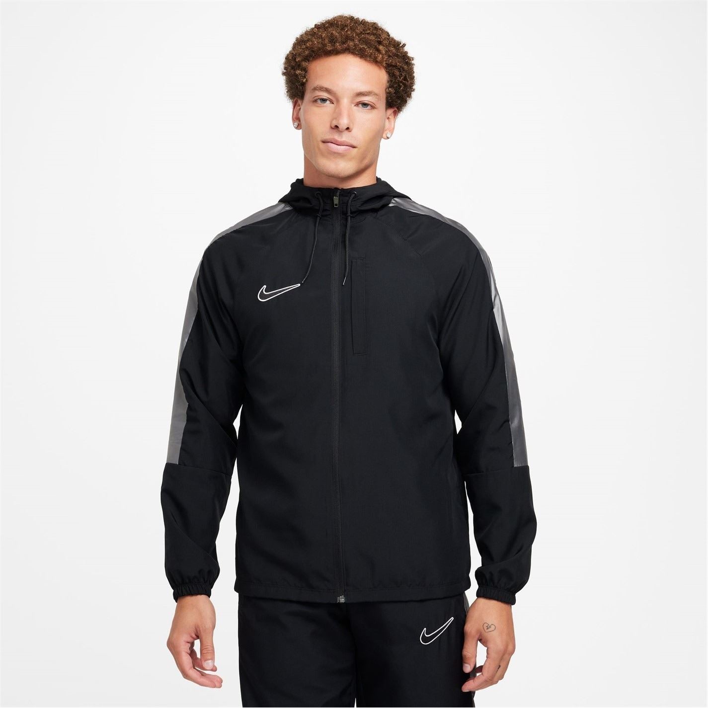 Nike Mens Academy Water Repellent Hooded Football Jacket
