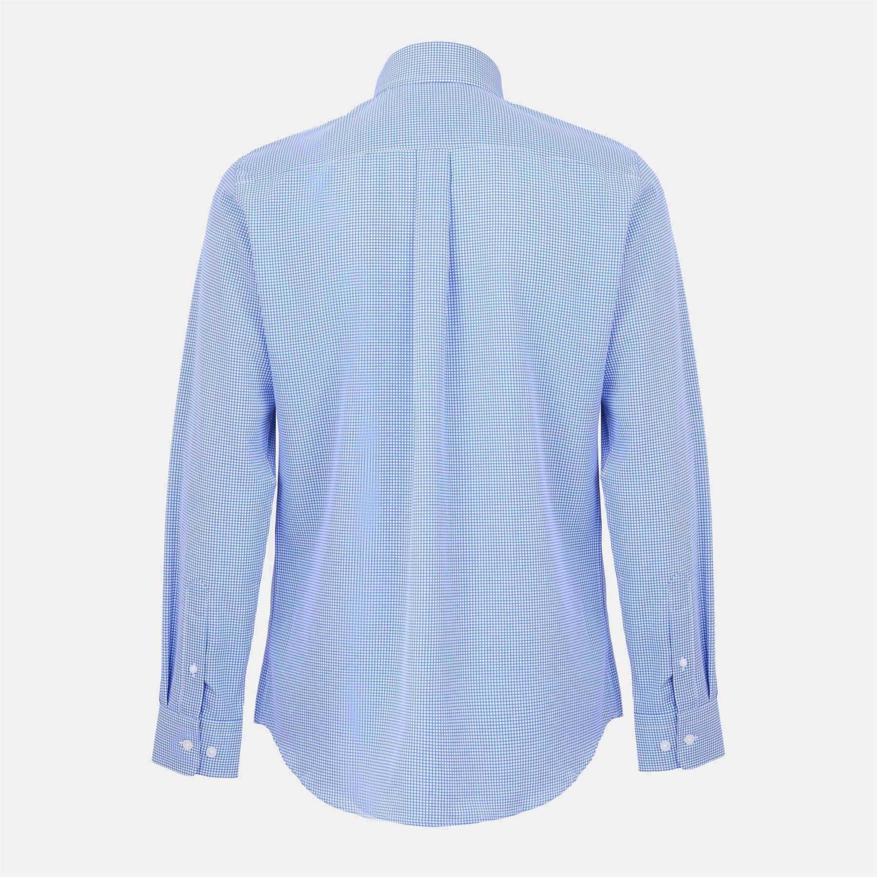 Scotch and Soda Collared Neck Point Collar Long Sleeve Shirt