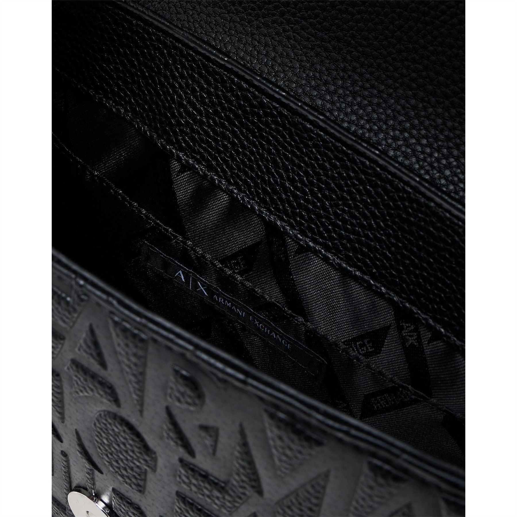 Armani Exchange Exchange Messenger Bag with Embossed Logo