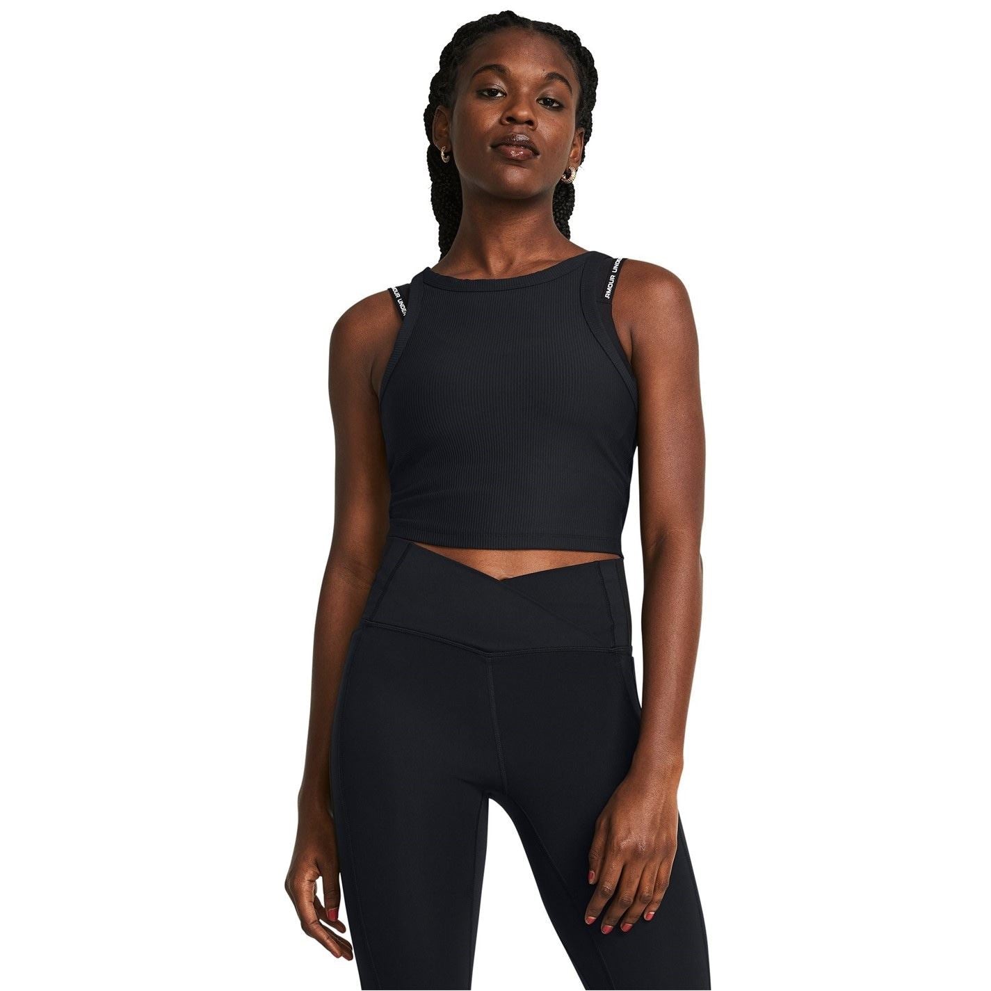 Under Armour Merdn Crew Neck Cropped Slim Fit Tank