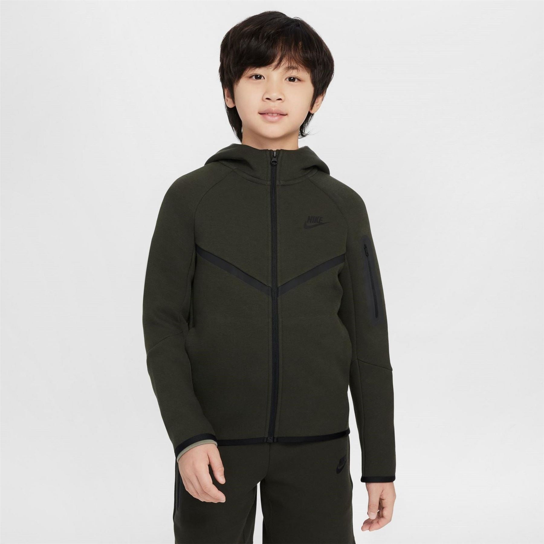 Nike Sportswear Tech Fleece Big Kids  Full Zip Hoodie