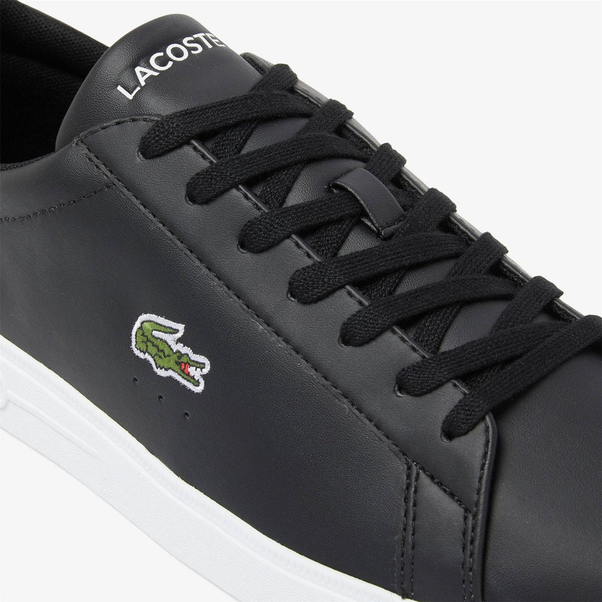 Lacoste Court Base Lace Up Low Top Trainers