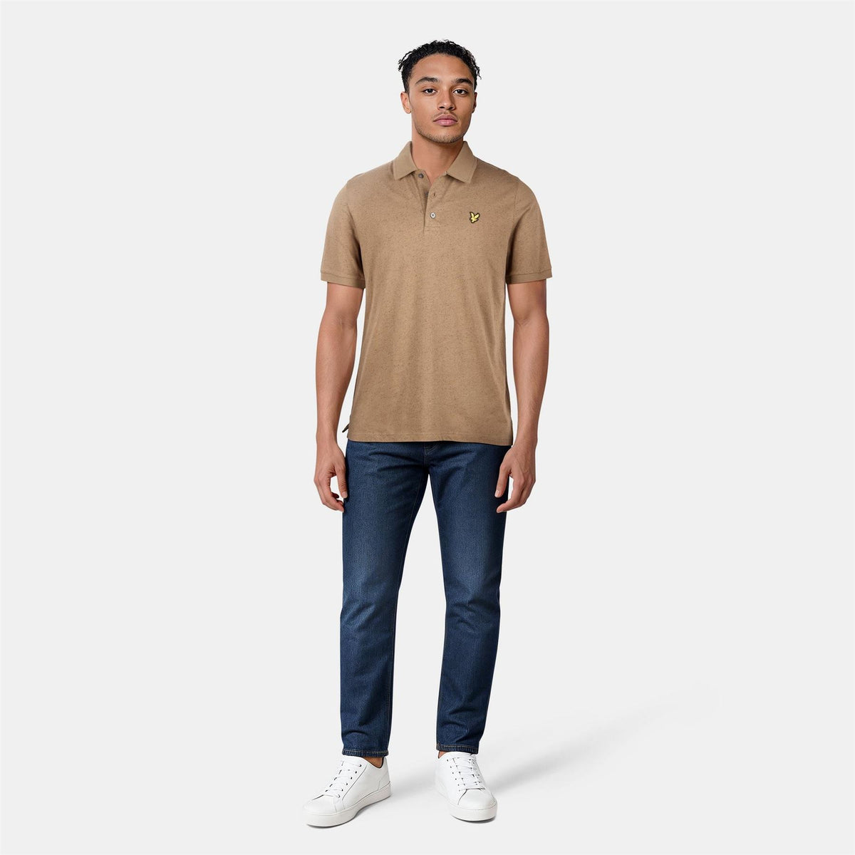 Lyle and Scott Donegal Regular Fit Short Sleeve Shirt