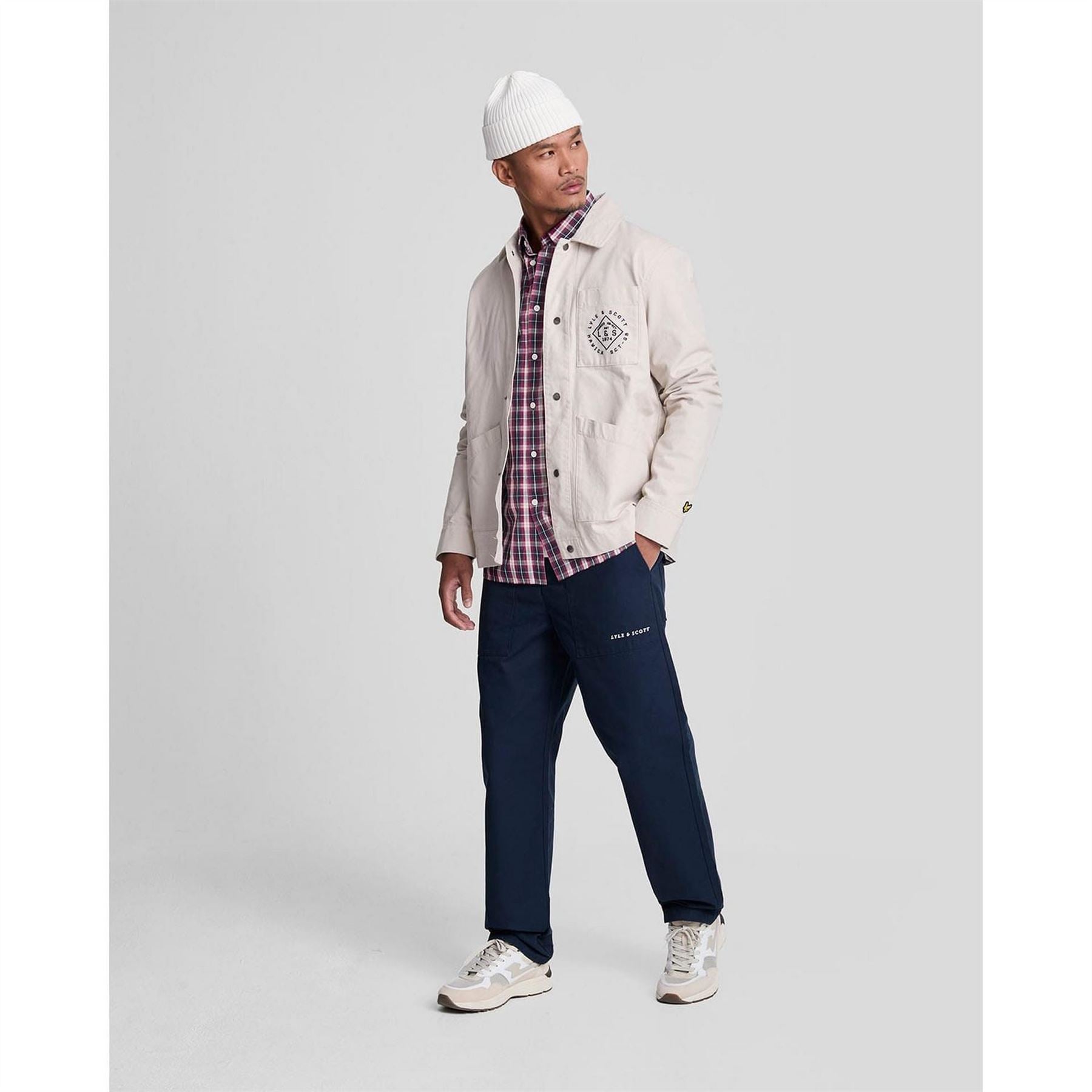 Lyle and Scott Check Poplin Shirt