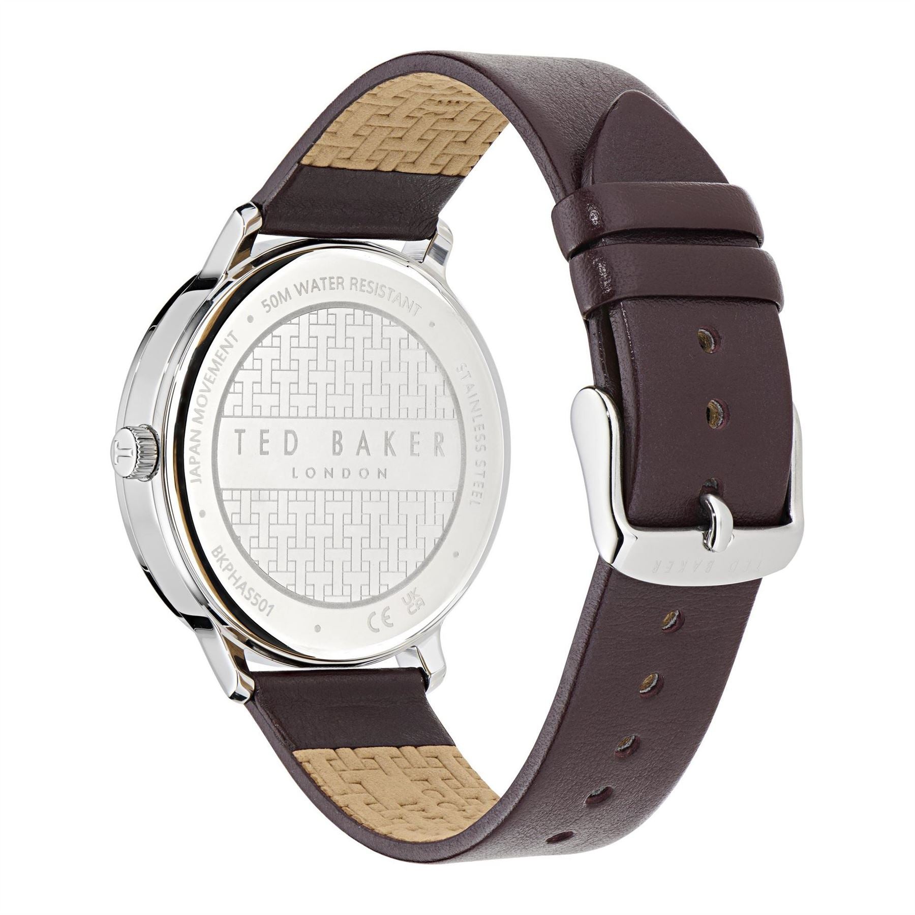 Ted Baker Dress Analogue Leather Strap Watch