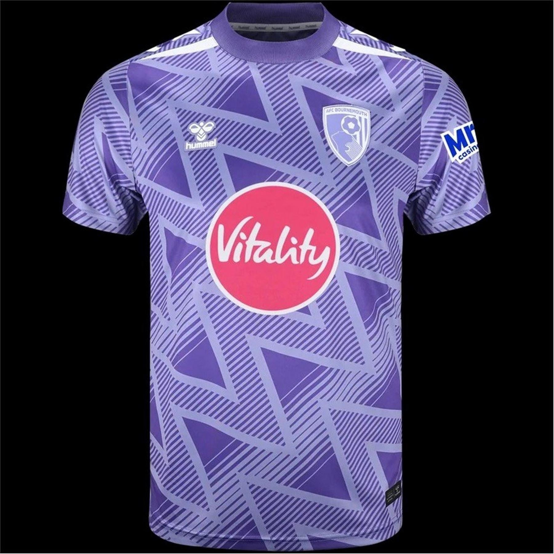 Hummel Bournemouth Away 25 26 Short Sleeve Football Shirt