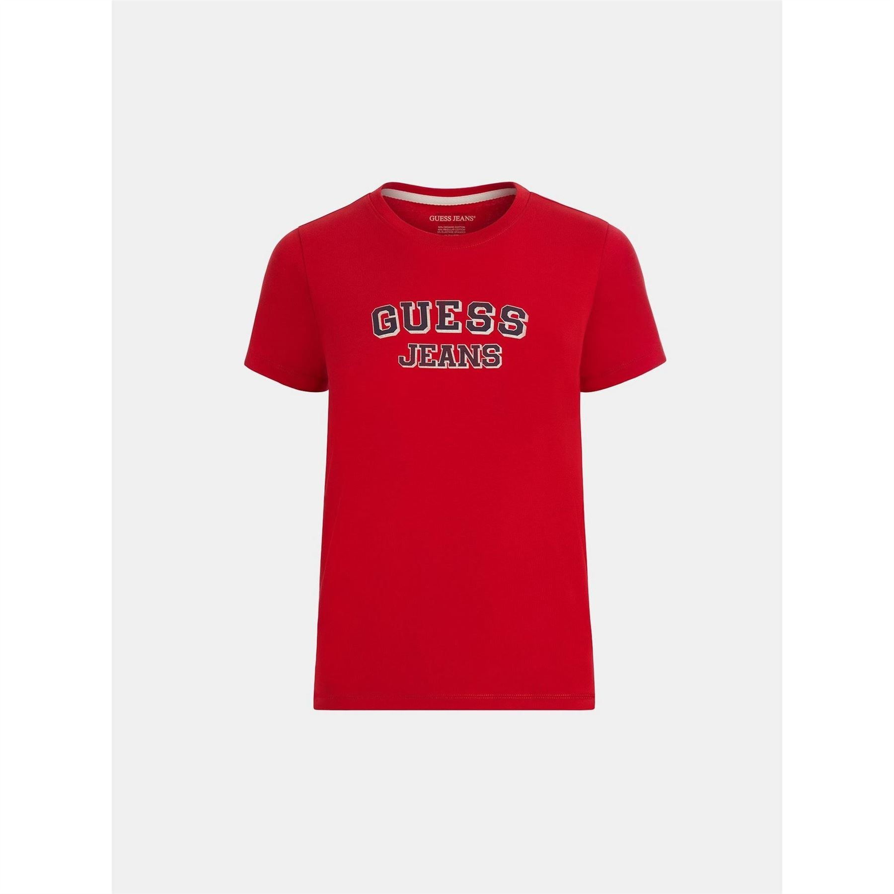 Guess Varsity Lettering Crew Neck T-Shirt