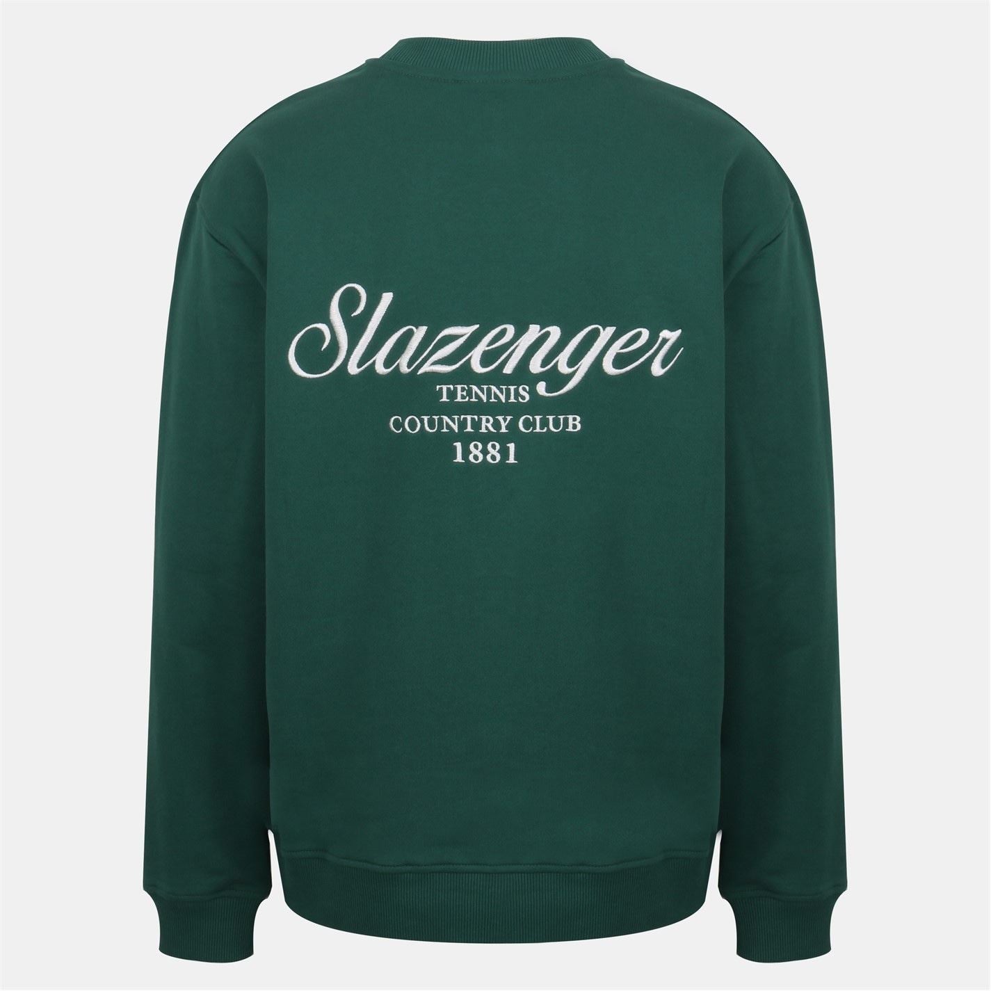 Slazenger Tennis Embroidered Drop Shoulder Sweatshirt