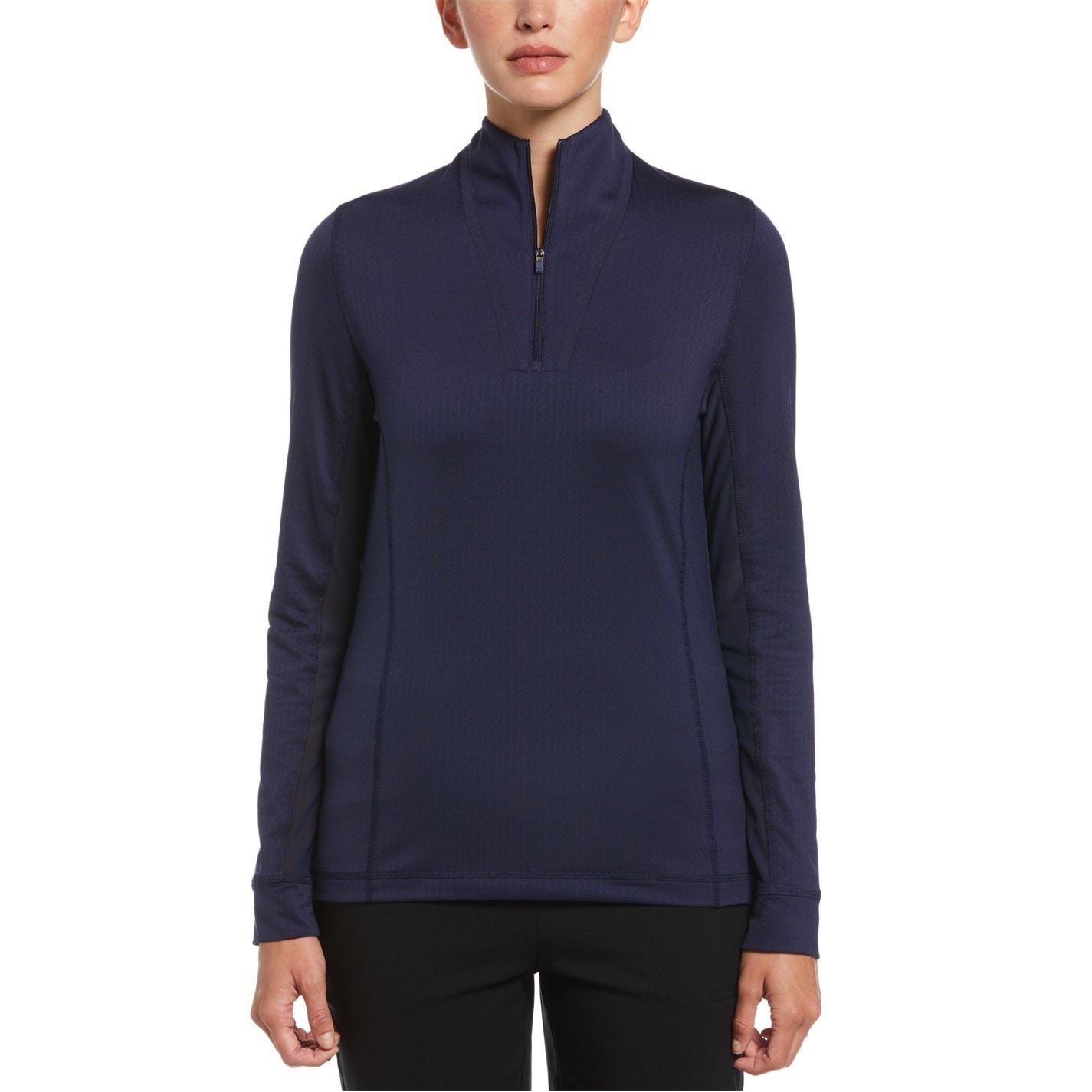 Callaway Zip Neck Short Sleeve Regular Fit Sweatshirt