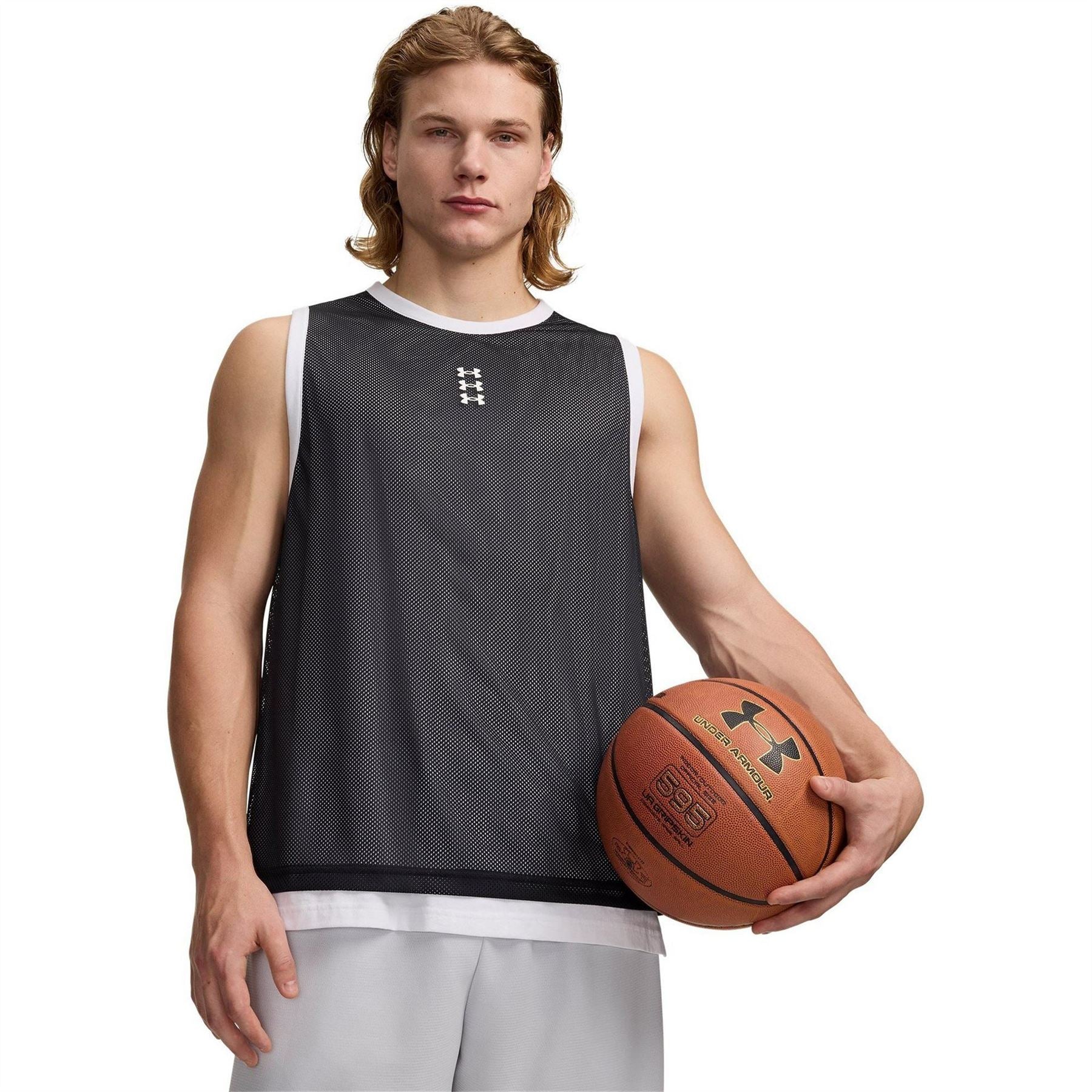 Under Armour Hoops 695 Crew Neck Sleeveless Jersey Tank
