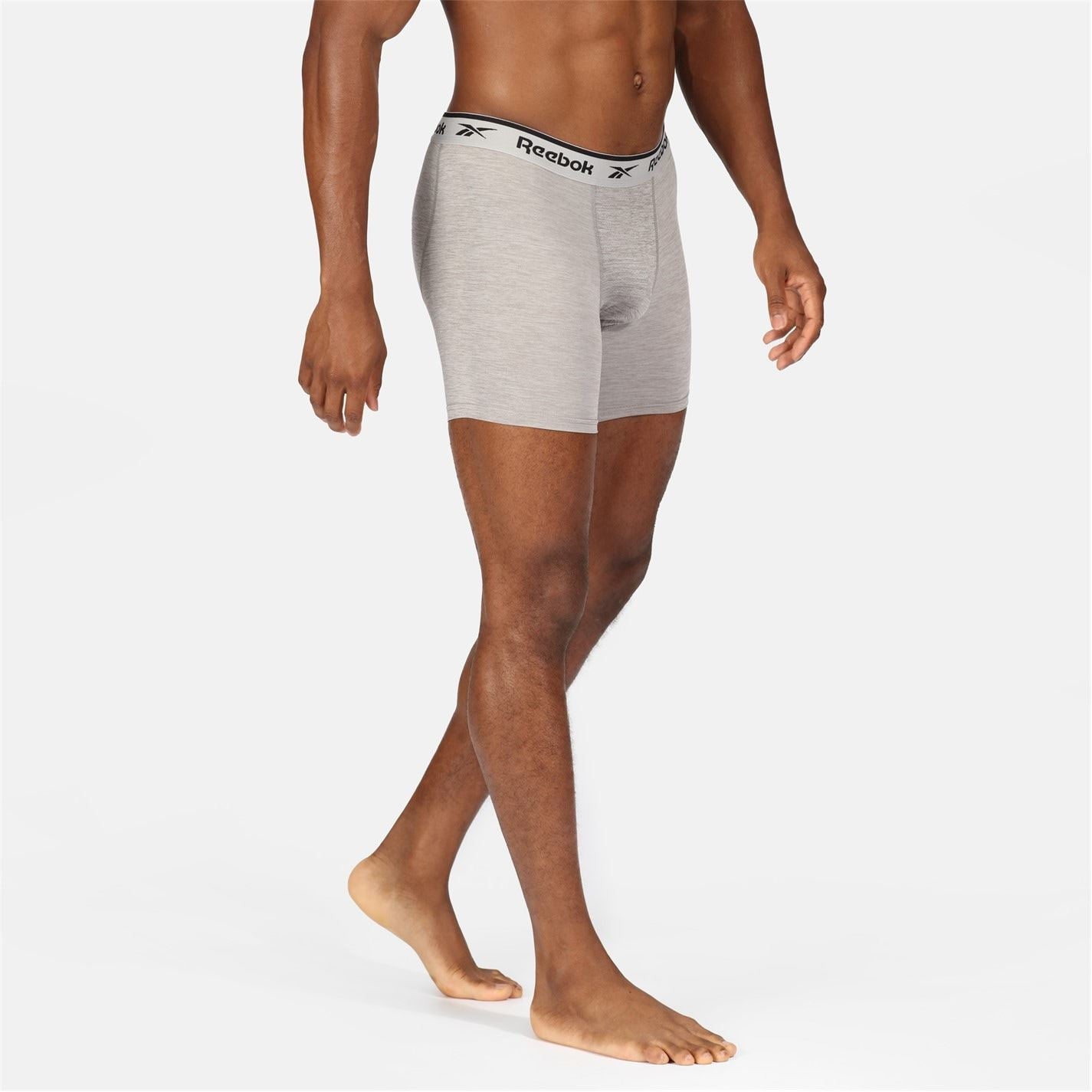 Reebok Mens 3 Pack Performance Boxer Shorts