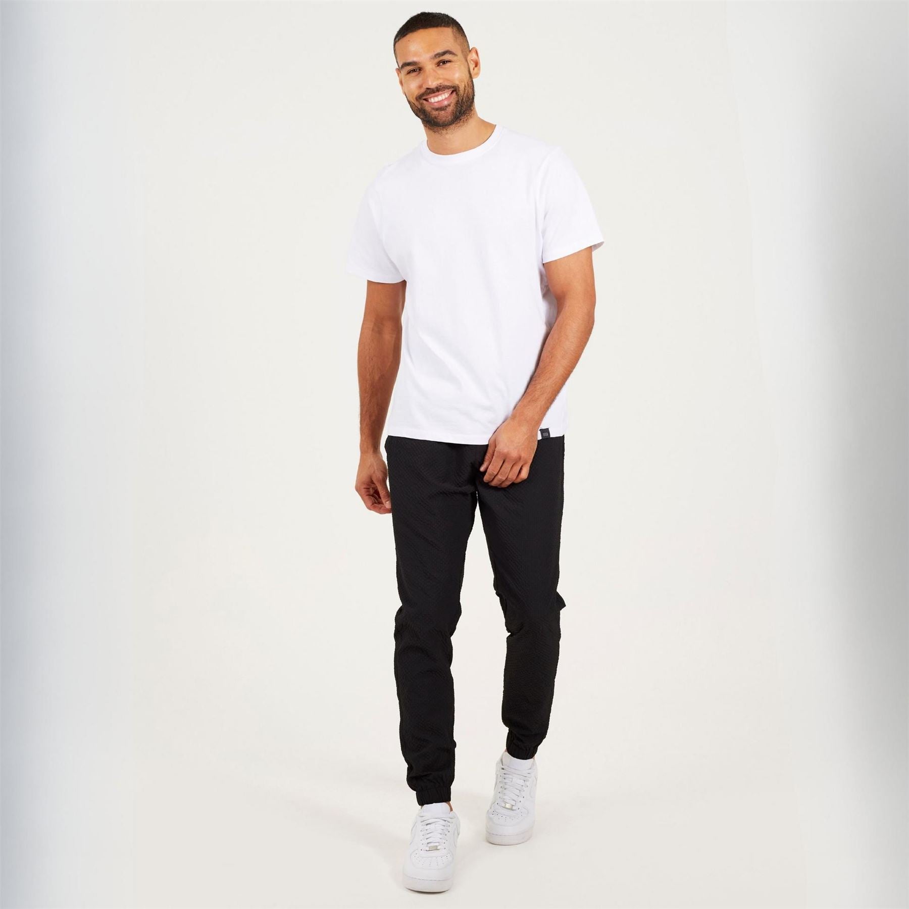 Brave Soul Seersucker Cuffed Trousers