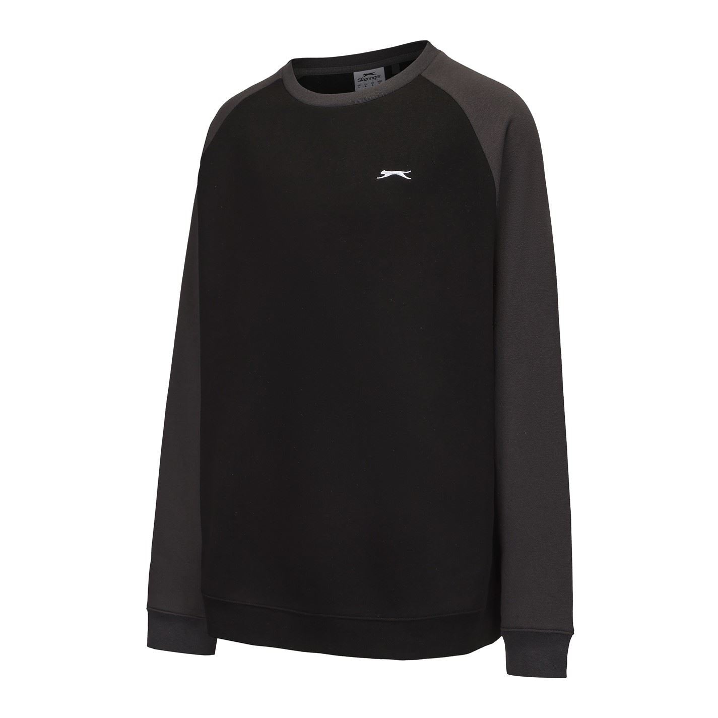 Slazenger Contrast Crew Neck Regular Fit Sweatshirt