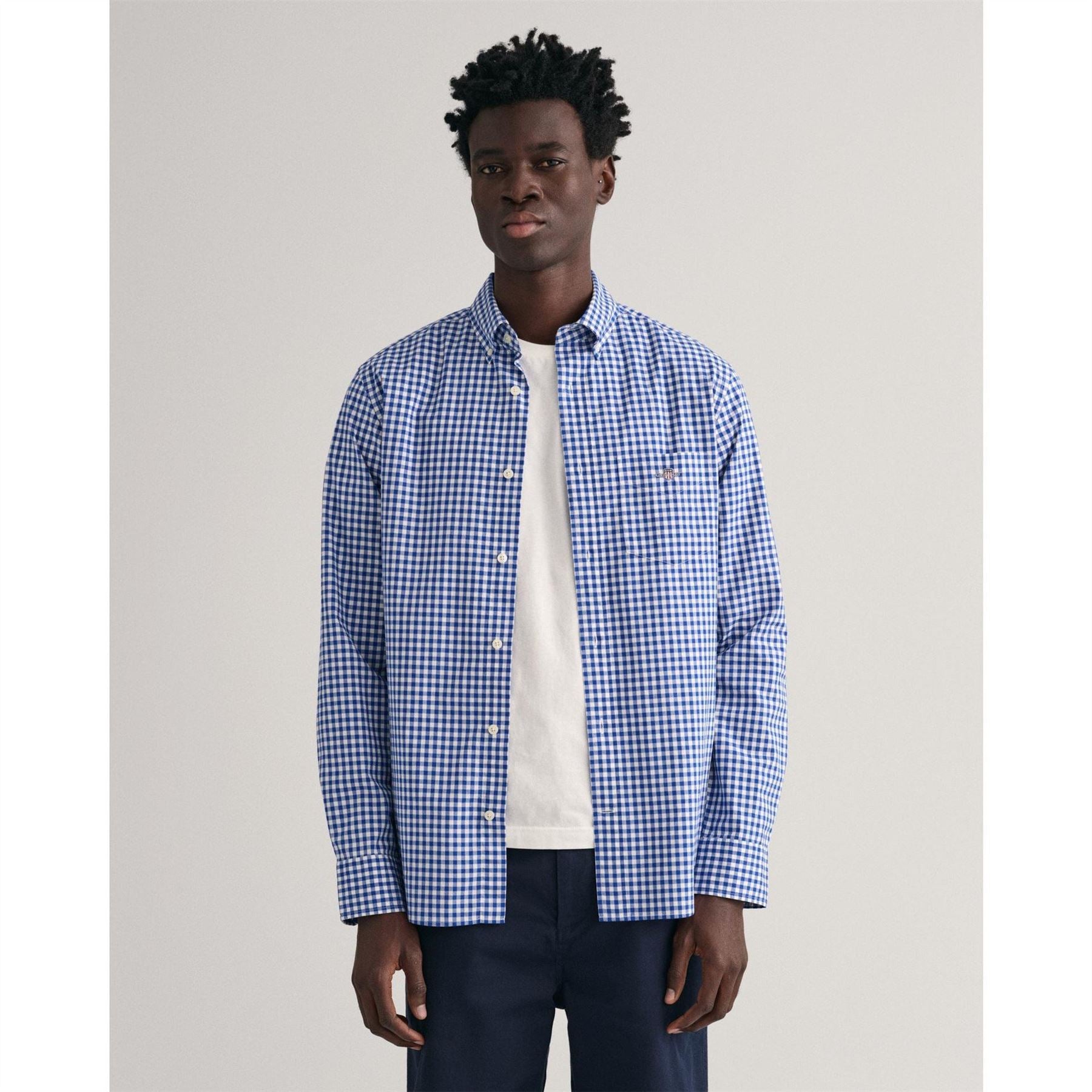Gant Fit Gingham Poplin Shirt