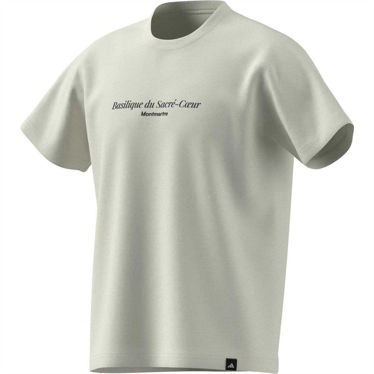 adidas Paris Text Graphic Crew Neck Short Sleeve T-Shirt