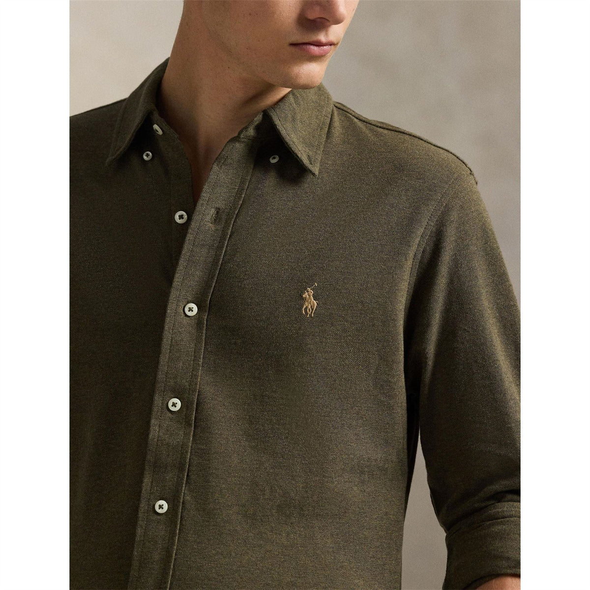 Polo Ralph Lauren Slim Fit Button Down Plain Shirt