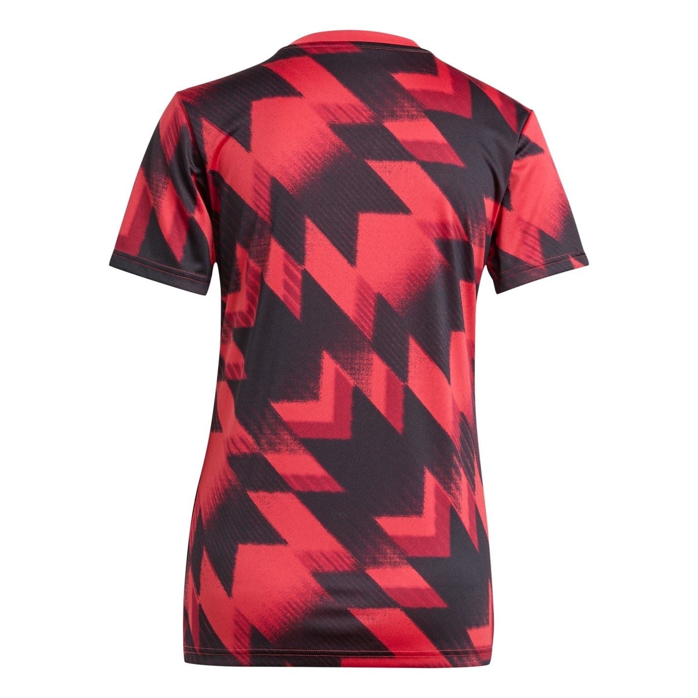 adidas Womens Manchester United Pre Match Shirt 2025 2026