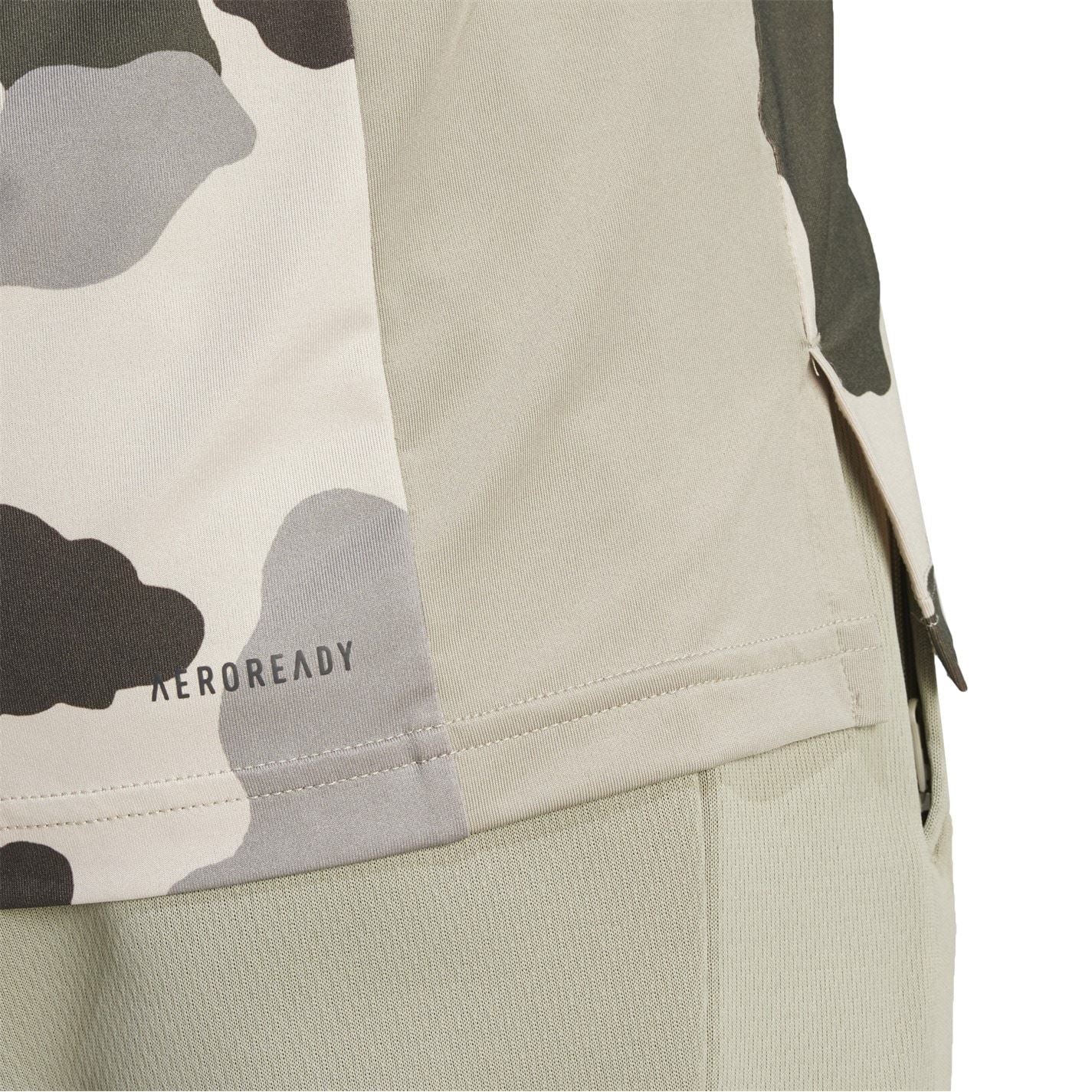adidas Camo Crew Neck Short Sleeve T-Shirt