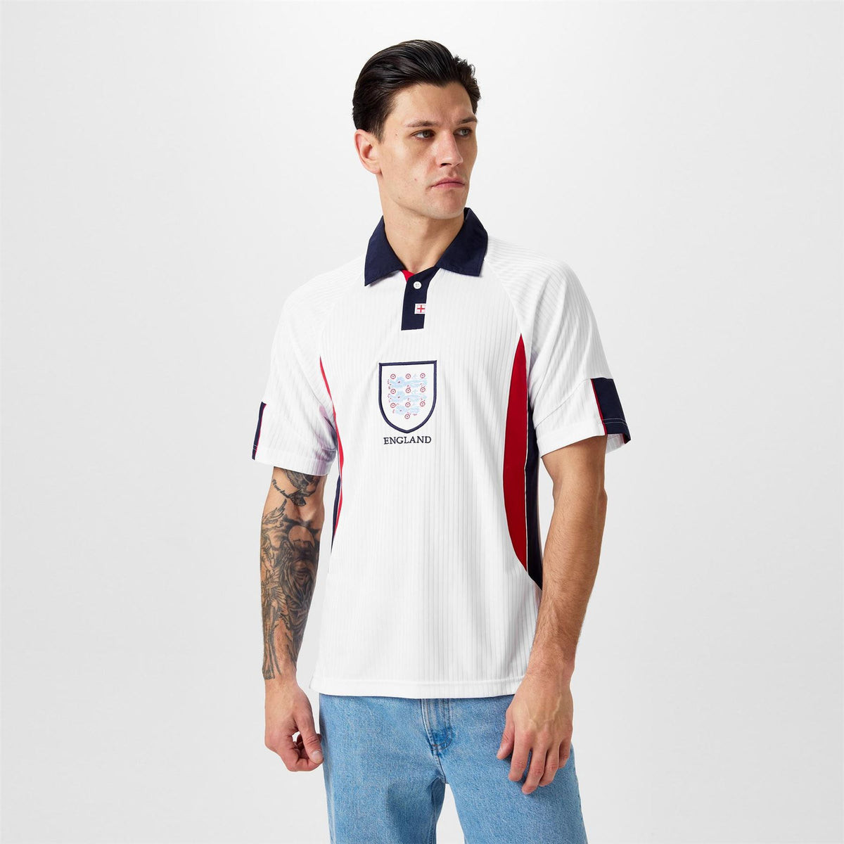 Score Draw Draw England 1998 Home Shirt Adults