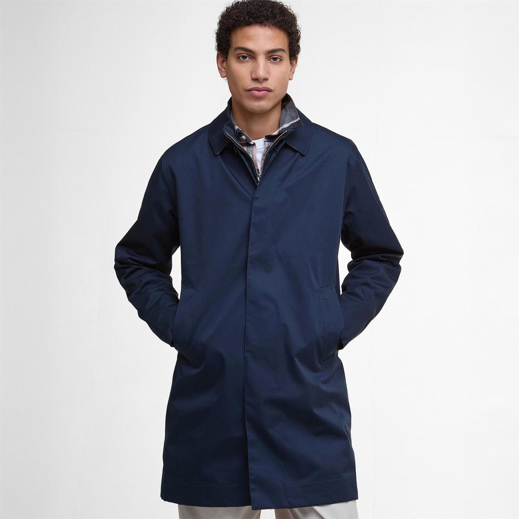 Barbour Lorden Thigh Length Long Sleeve Button Mac