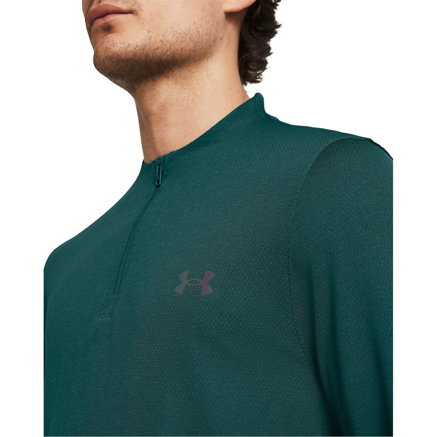 Under Armour Zip Neck Long Sleeve Regular Fit T-Shirt