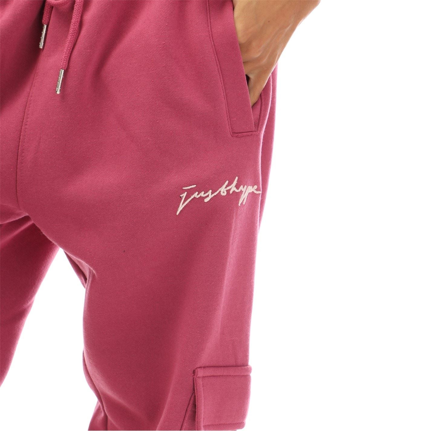 Hype Solid Patterned Cargo Combat Joggers