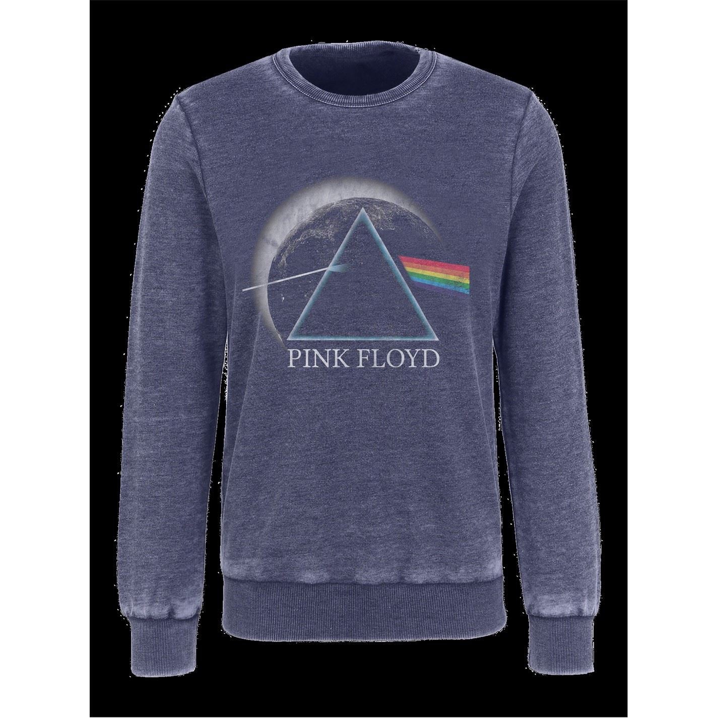 Pink Floyd Crew Neck Long Sleeve Regular Fit Sweatshirt