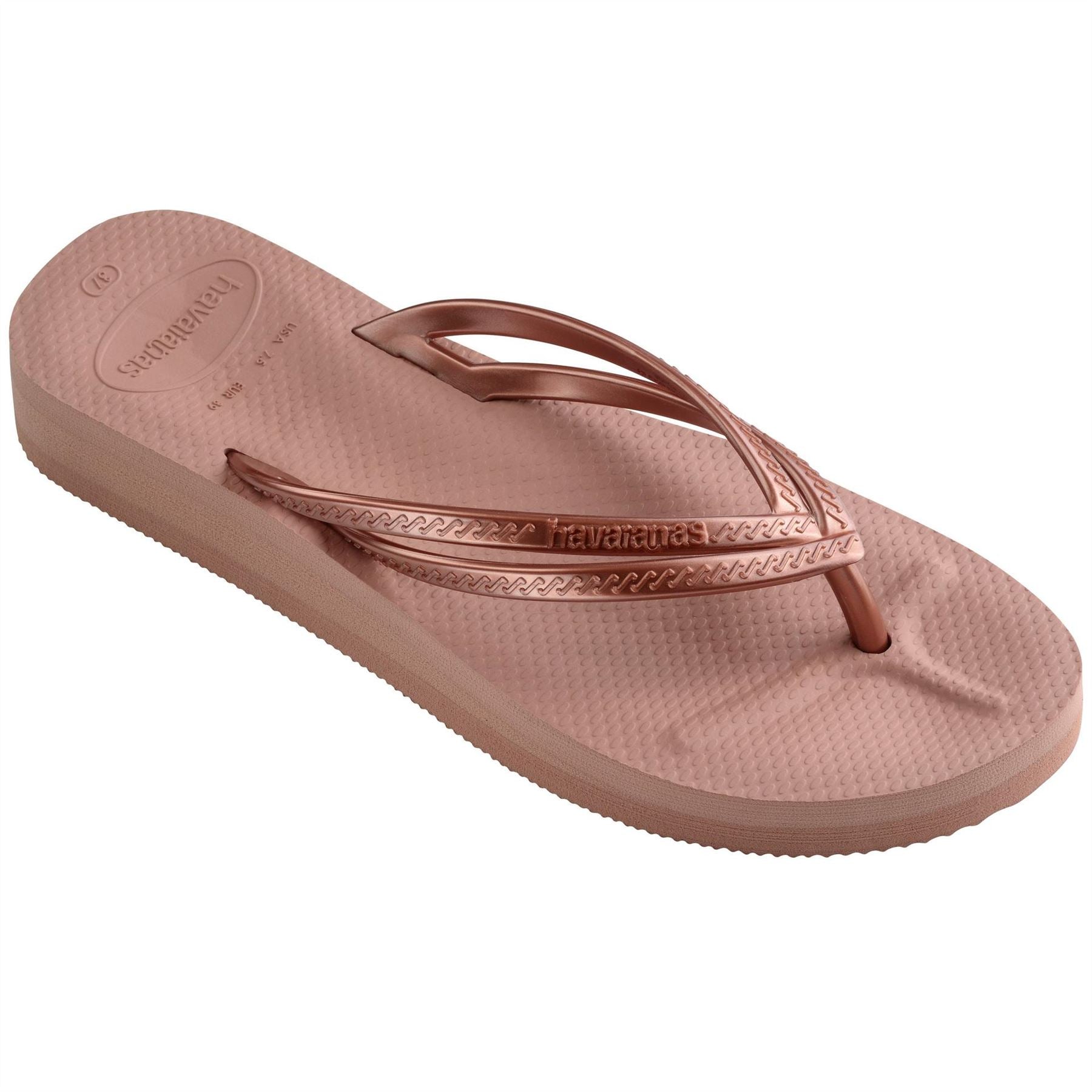 Havaianas Hav. Wedges Steel Grey Steel Grey 3 Flip Flops Womens
