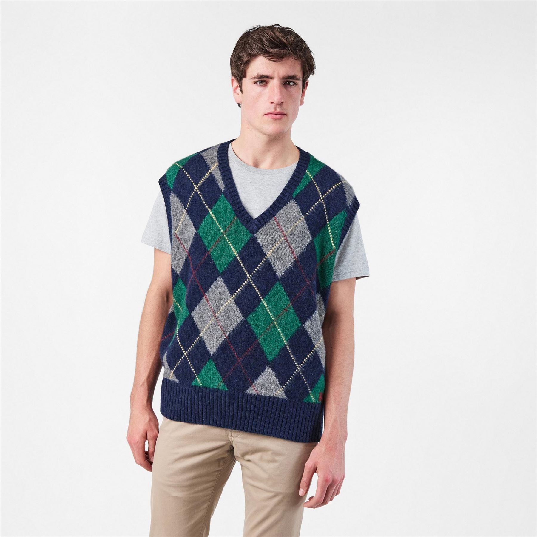 Polo Ralph Lauren Diamond Wool Knitted Sweater Vest