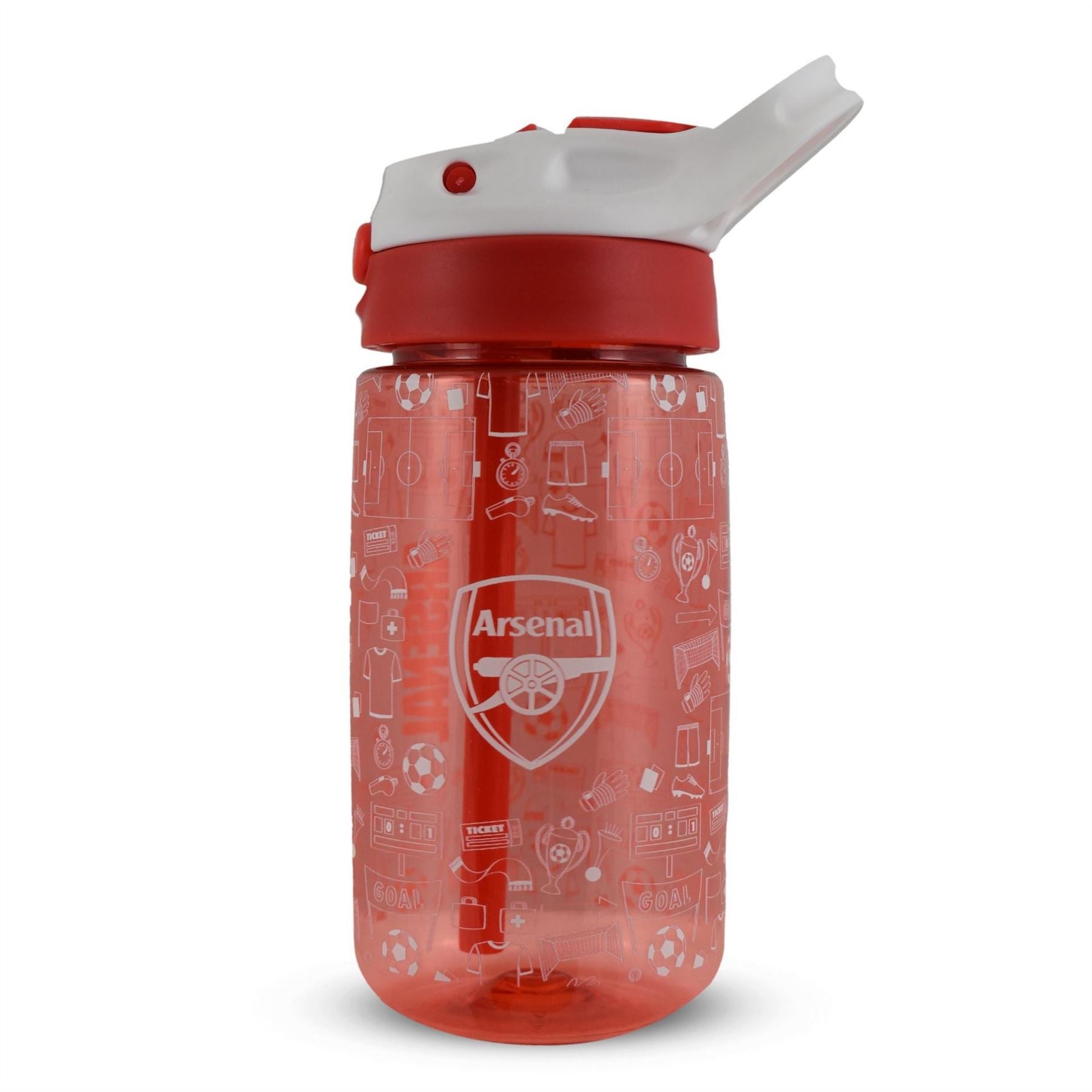 Team 480ml Plastic Football Water Bottle