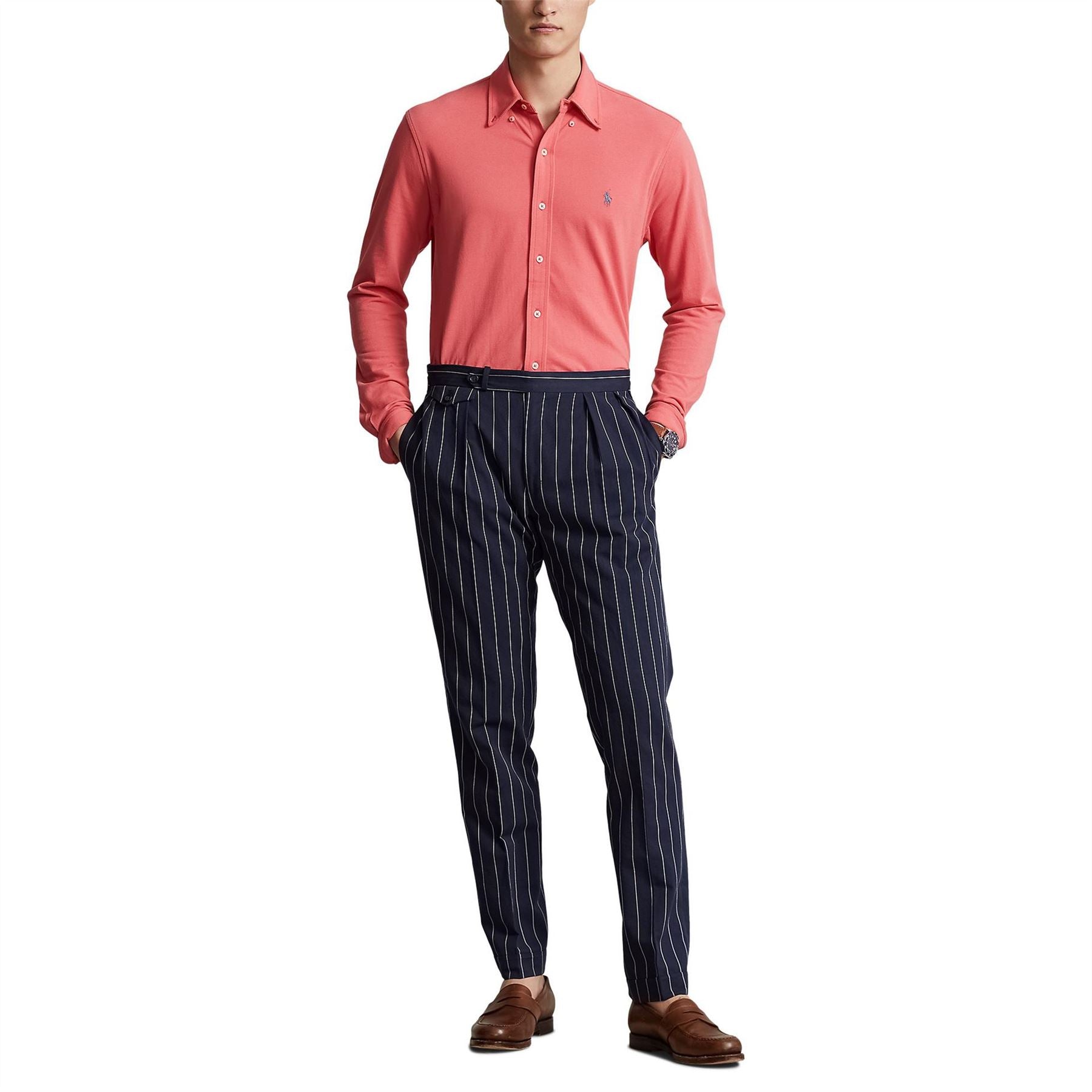 Polo Ralph Lauren Slim Fit Button Down Plain Shirt