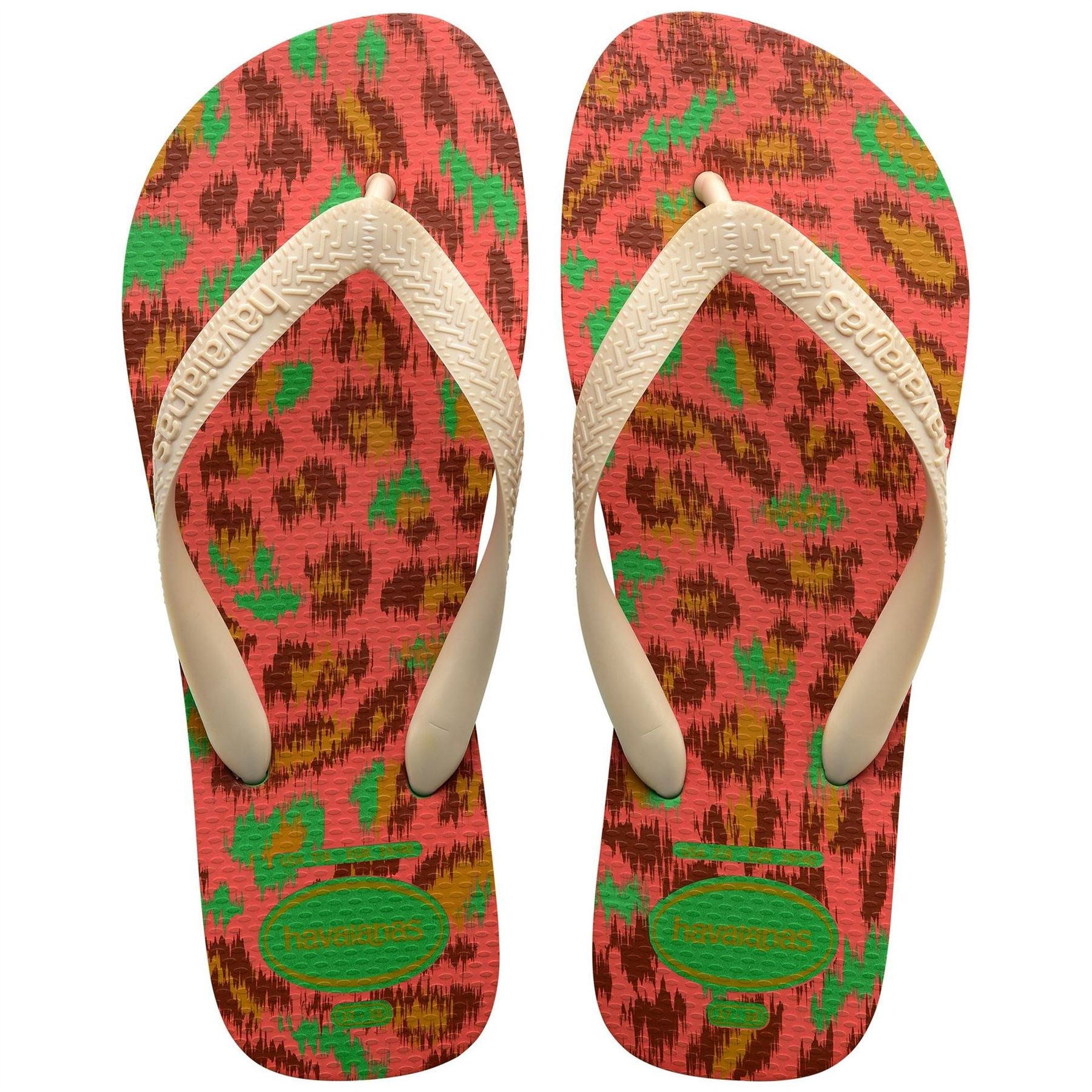 Havaianas Womens Hav. Top Animals Grey Silver Ice Gr Flip Flops