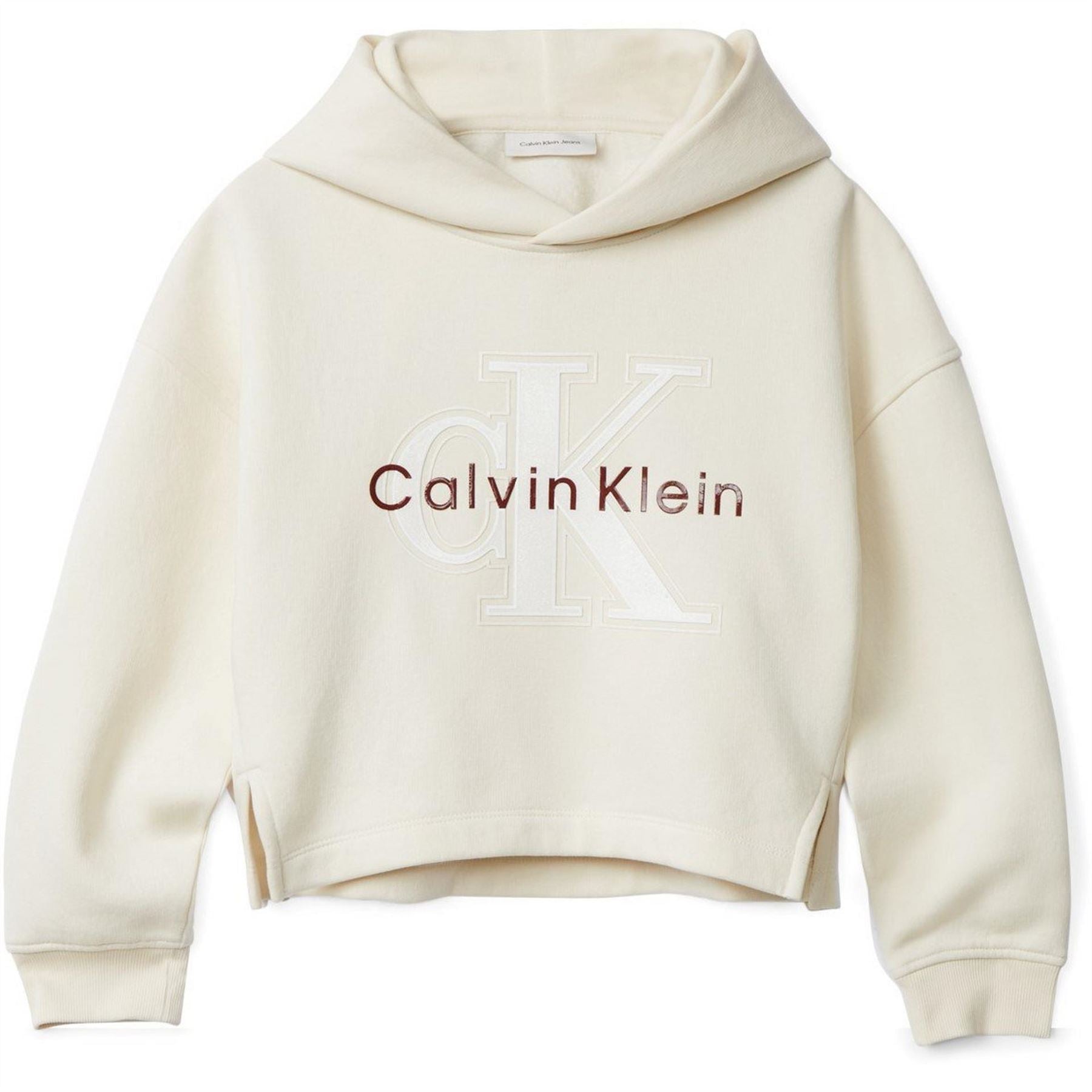 Calvin Klein Jeans Big Logo Cotton Pull Over Hoodie