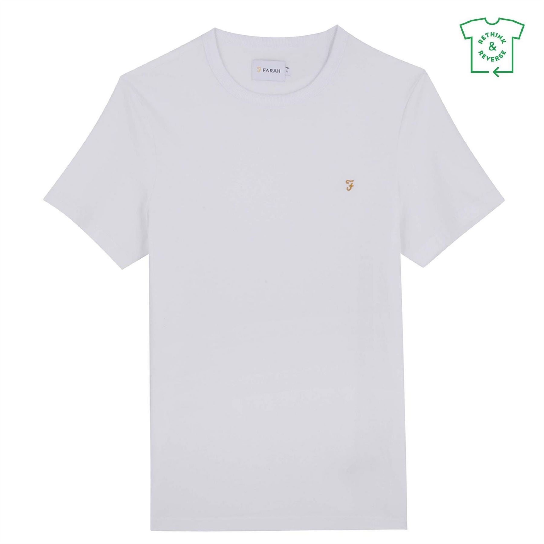 Farah Regular Fit Crew Neck Short Sleeve T-Shirt