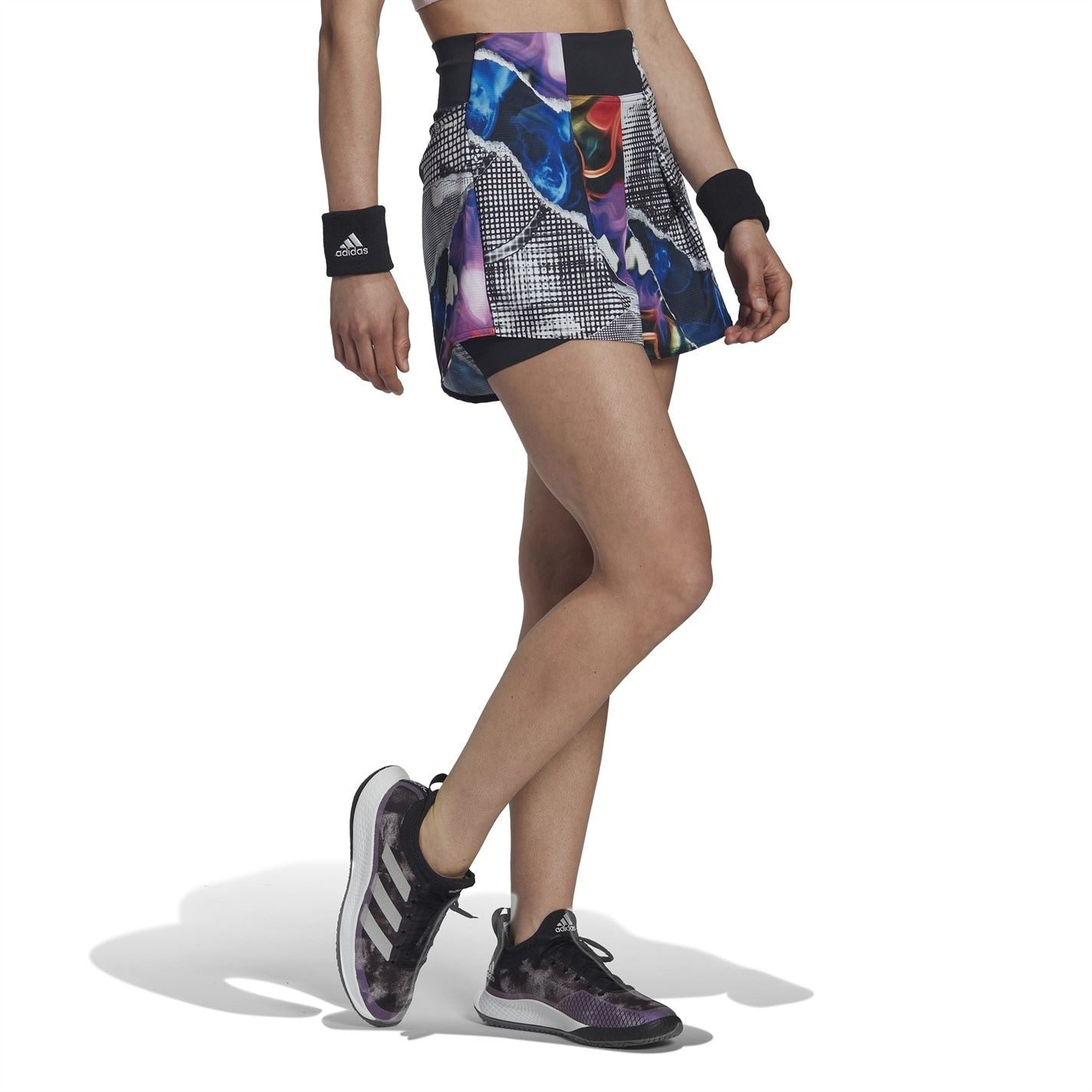 adidas Womens Tennis U.s. Series Ergo Printed Shorts