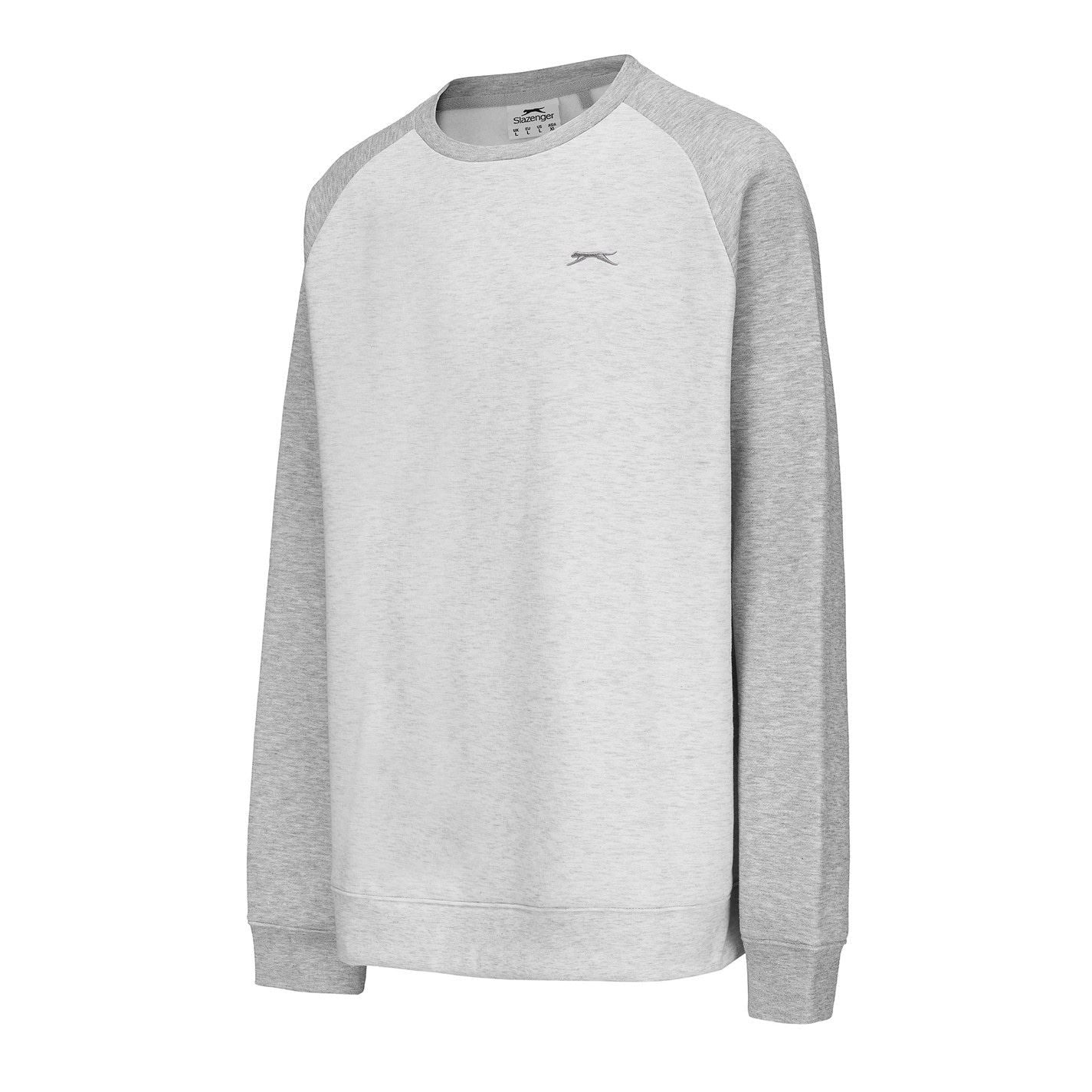 Slazenger Contrast Crew Neck Regular Fit Sweatshirt