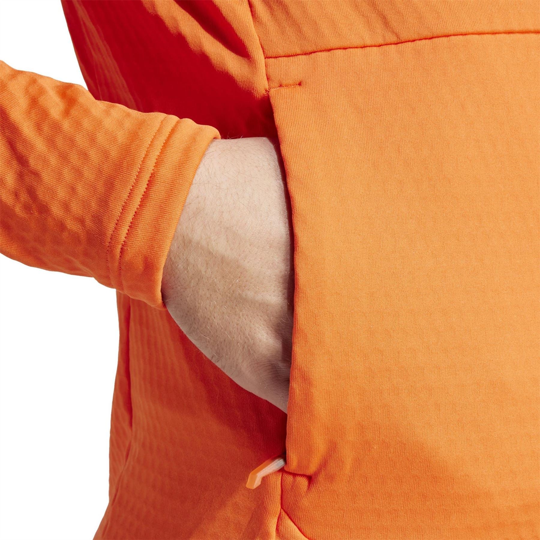 adidas Funnel Neck Long Sleeve Midlayer Athletic Top