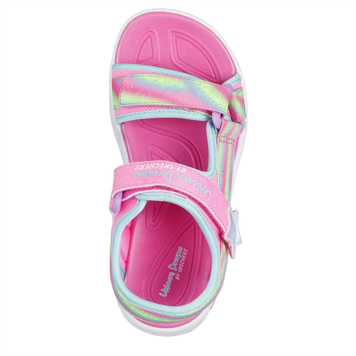 Skechers Lighted Unicorn Dreams Sandal Flat Sandals Girls