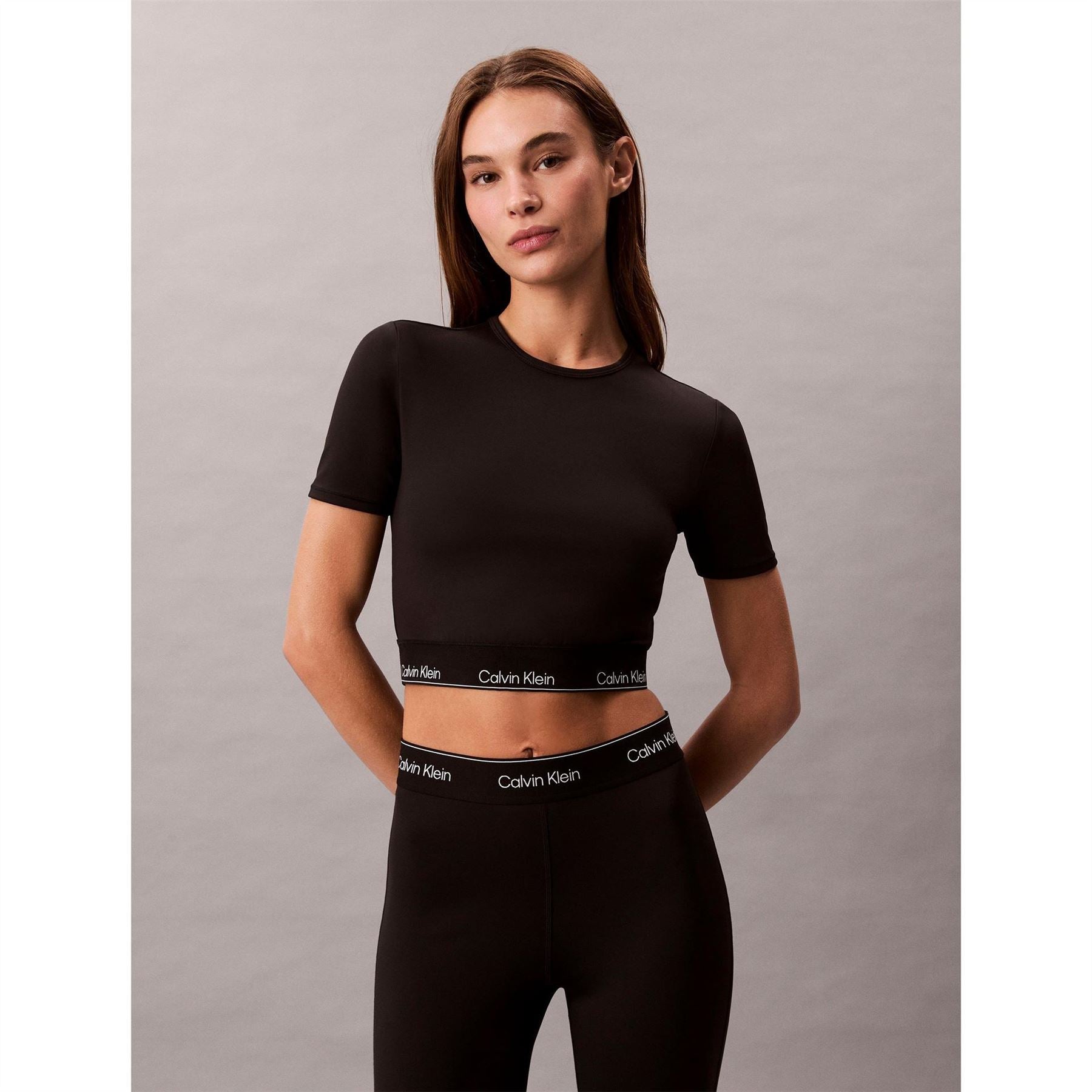 Calvin Klein Slim Fit Crew Neck Short Sleeve T-Shirt