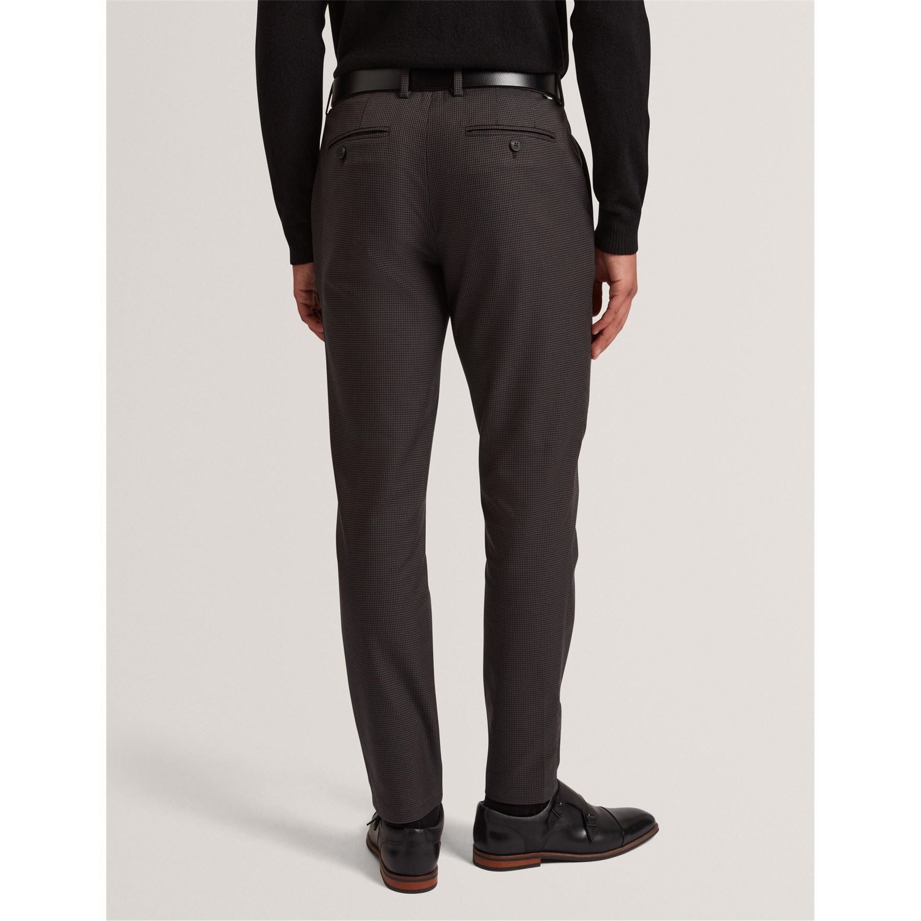 Ted Baker Houndstooth Slim Fit Trousers