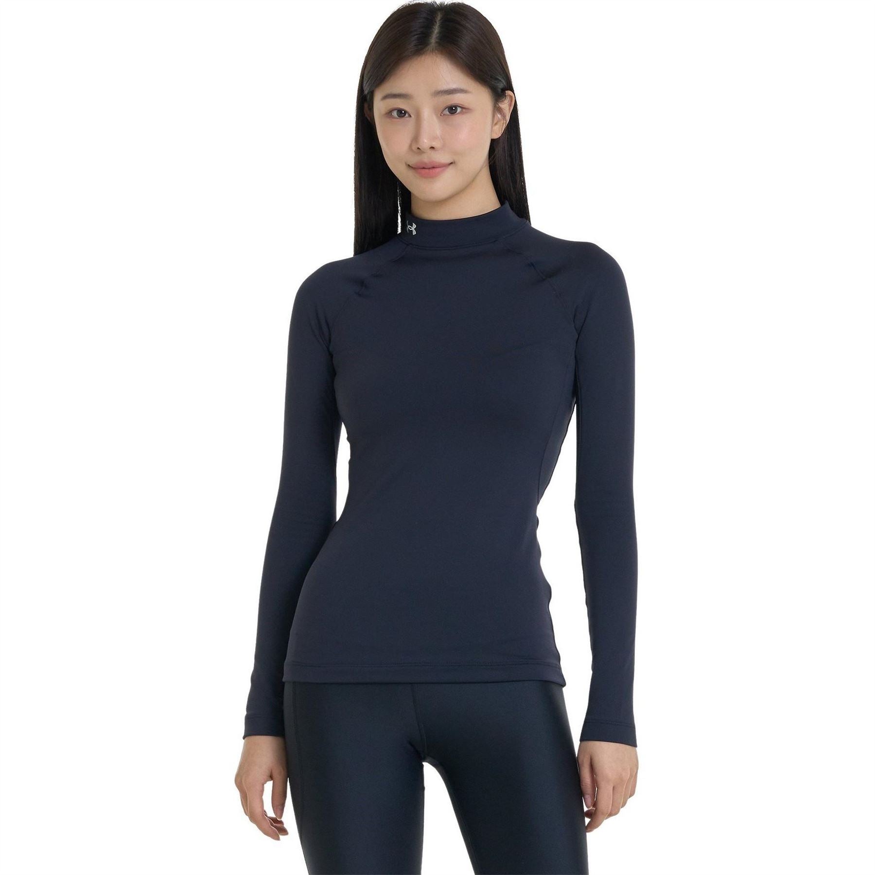Under Armour Authentics Long Sleeve Performance Mockneck Gym Top