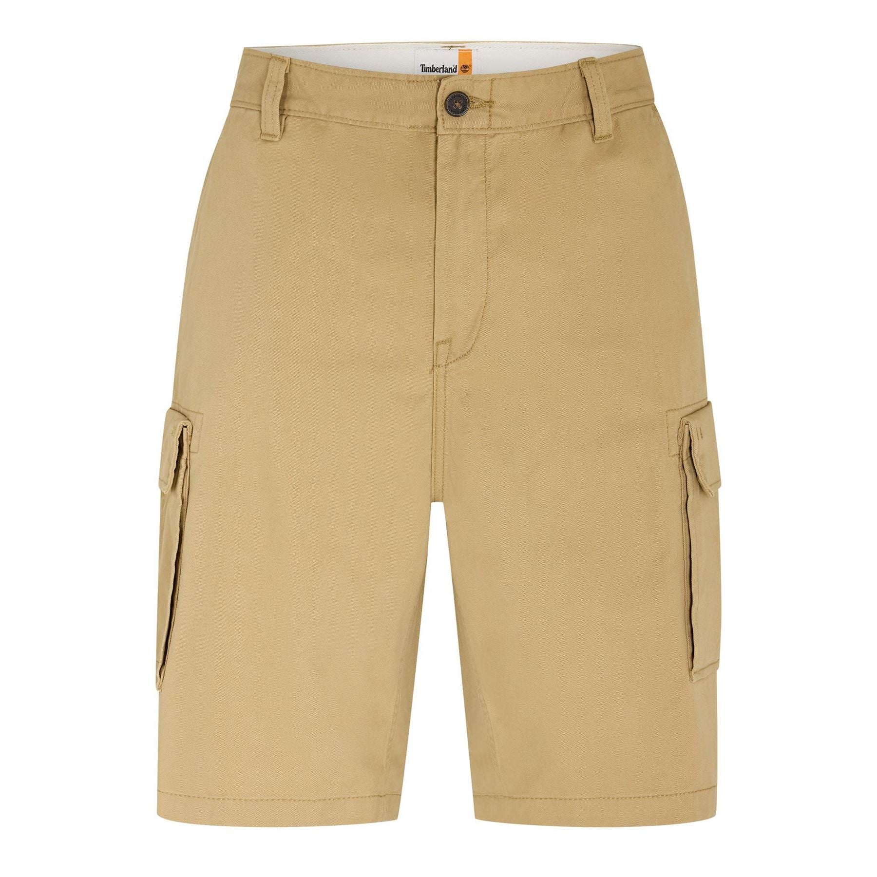 Timberland Solid Patterned Regular Fit Cargo Shorts