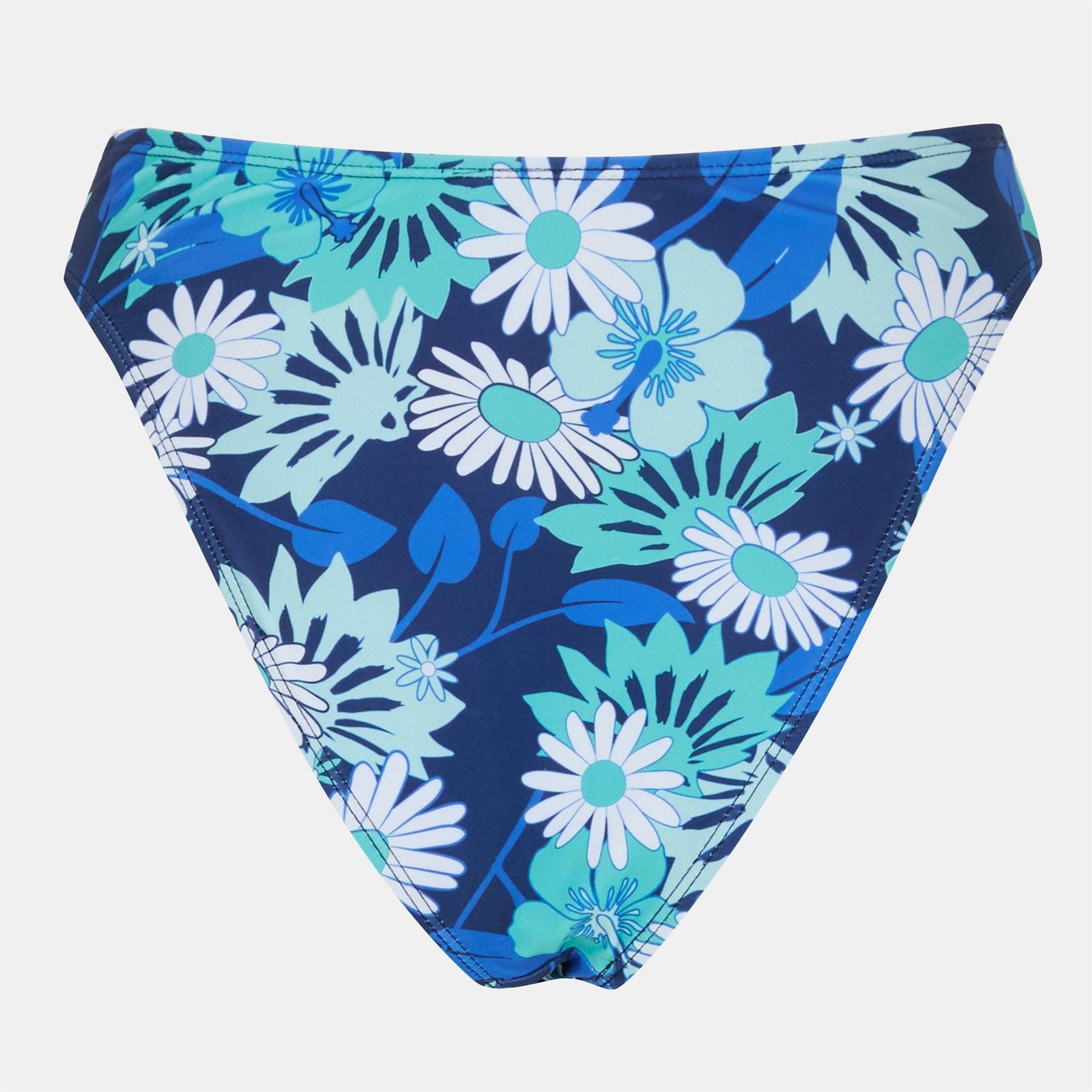 Brave Soul Print High Waisted Bikini Bottoms