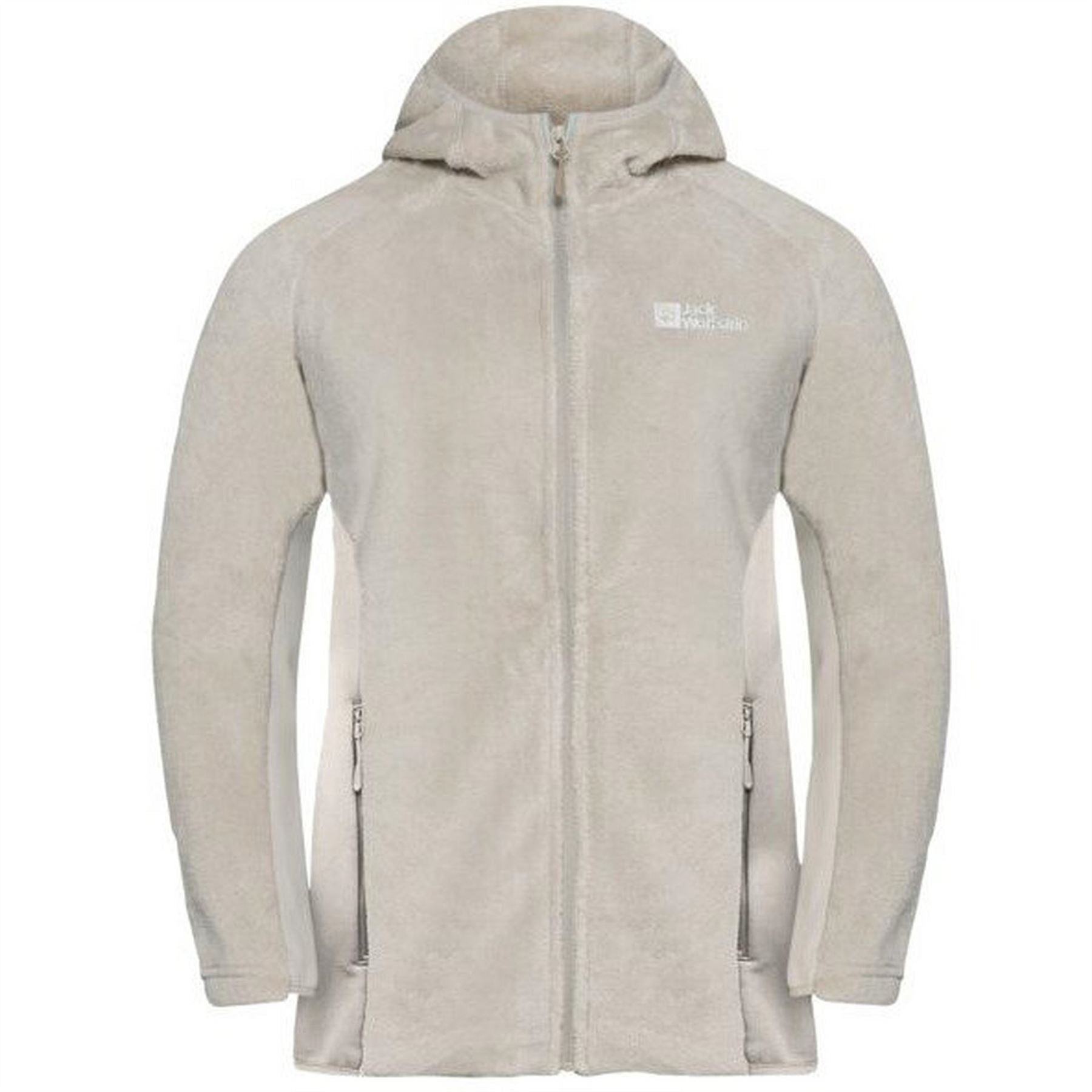 Jack Wolfskin Rotwand Solid Patterned Hooded Full Zipper Zipped Pocket Jacket