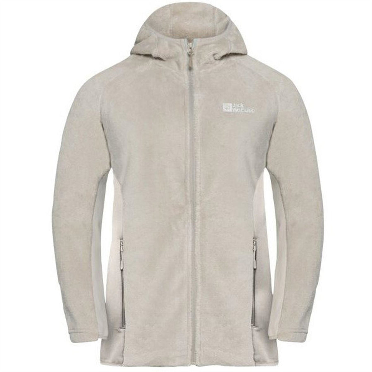 Jack Wolfskin Rotwand Solid Patterned Hooded Full Zipper Zipped Pocket Jacket